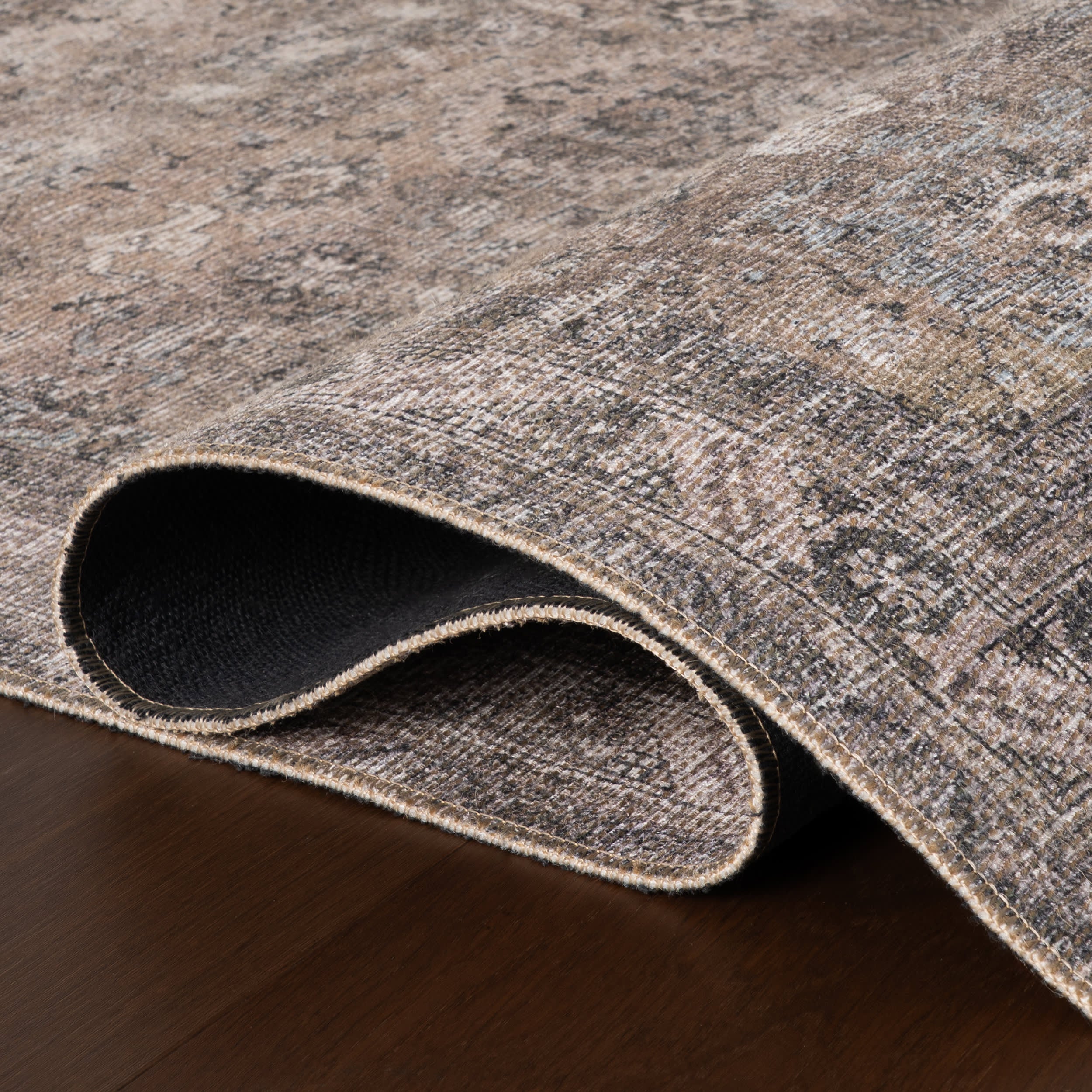 Eirene Antiqued Jute-Blend Rug | Brown - Image 7
