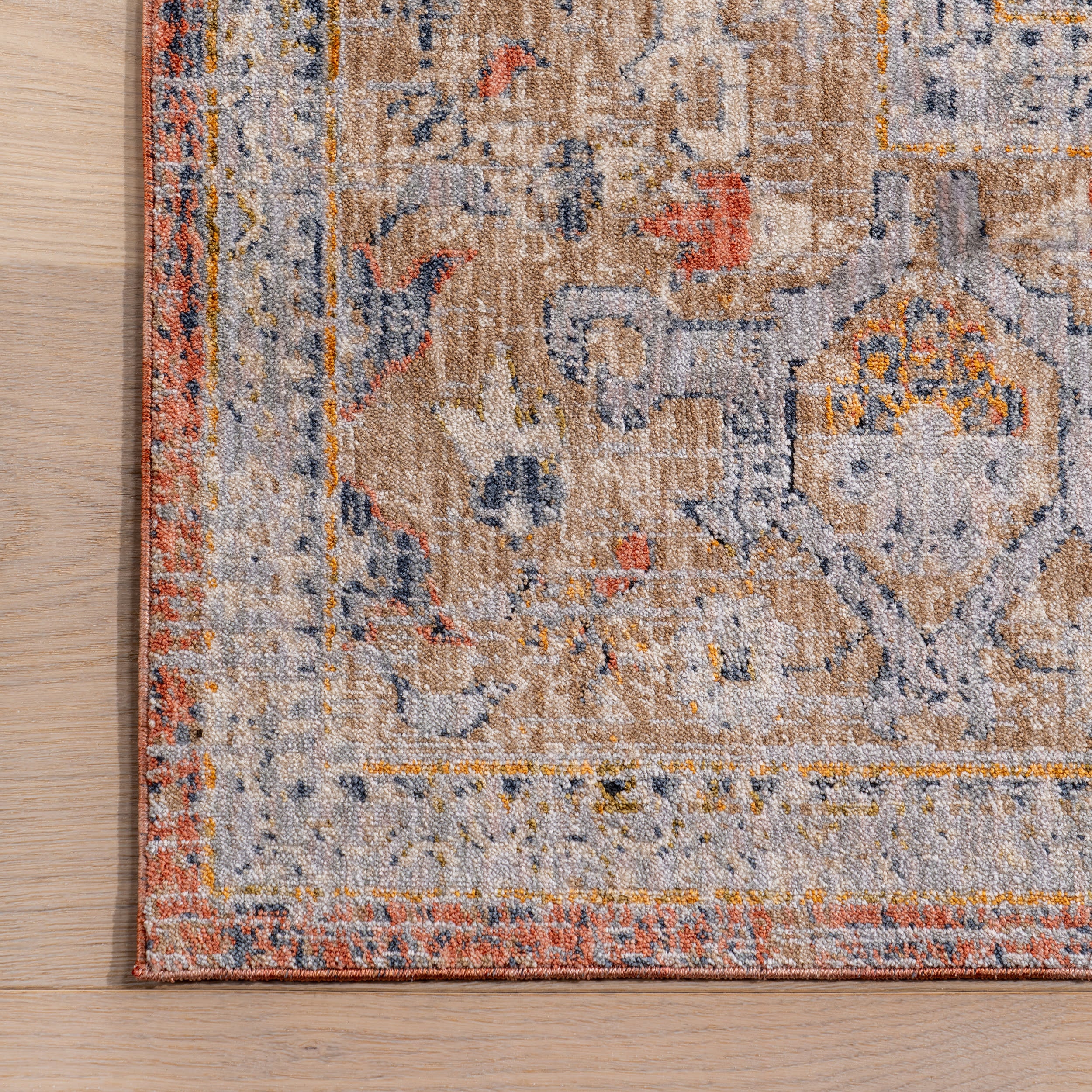 Margie Vintage Medallion Rug | Rust - Image 4