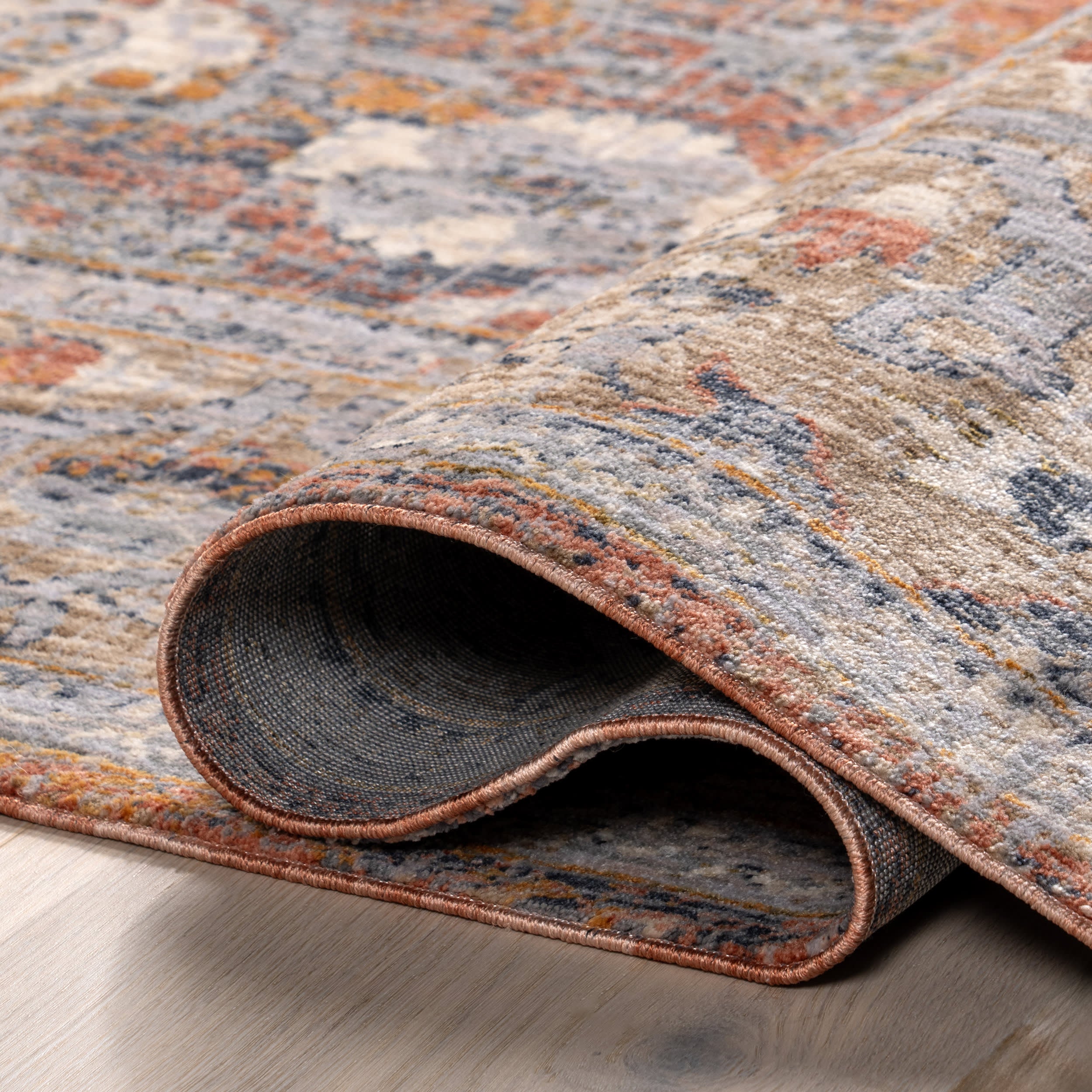 Margie Vintage Medallion Rug | Rust - Image 9