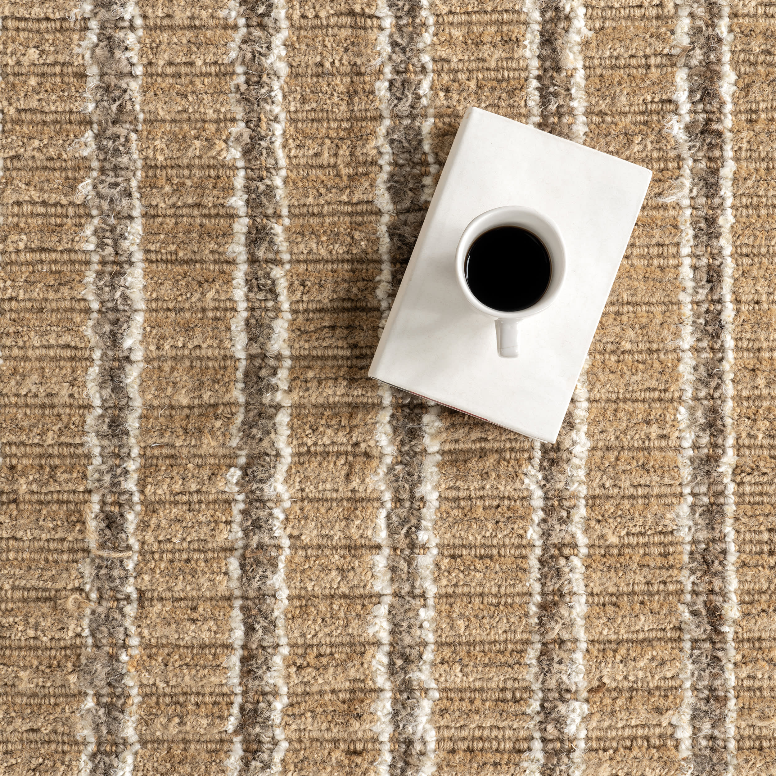 Marguerite Striped Jute Rug | Natural - Image 8
