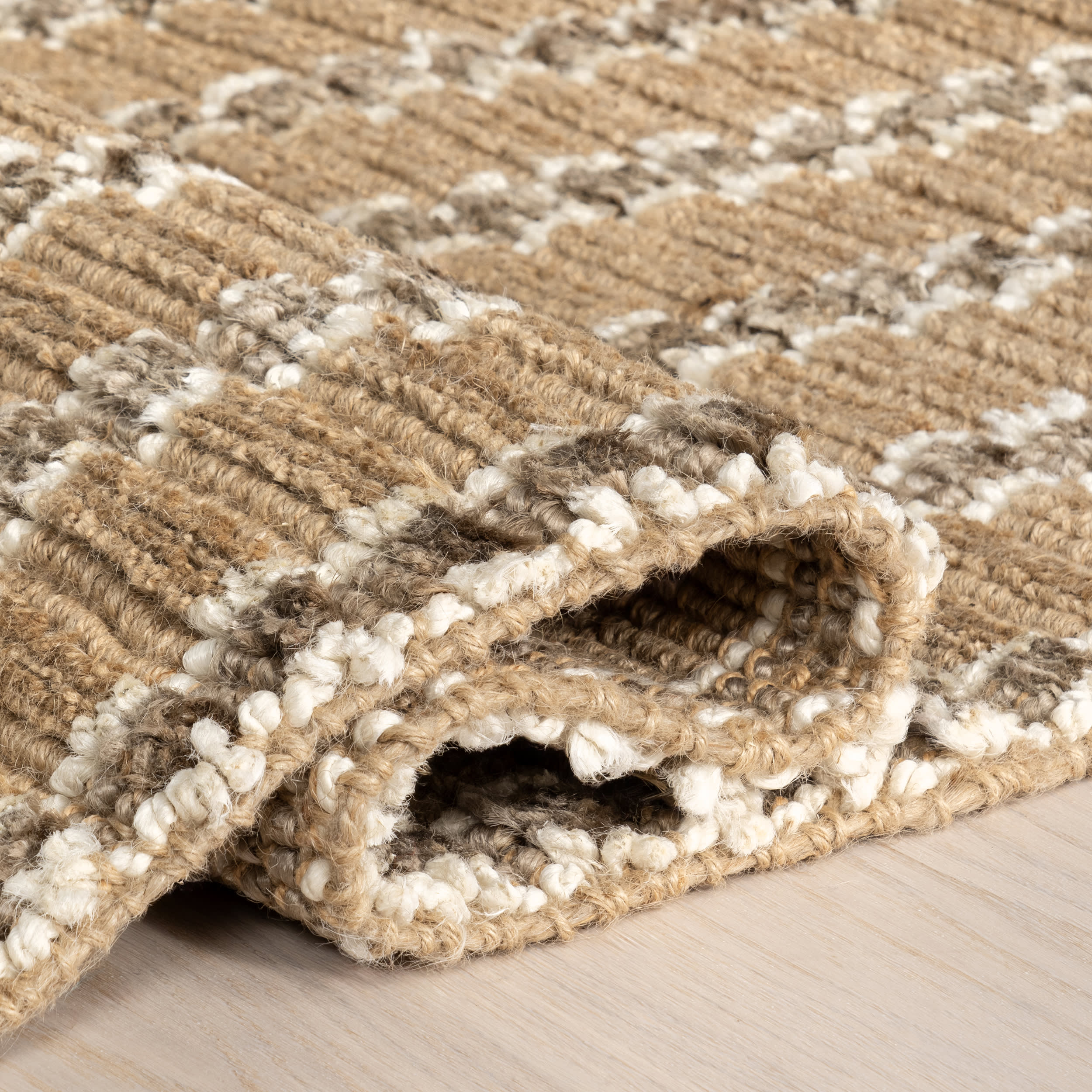 Marguerite Striped Jute Rug | Natural - Image 9