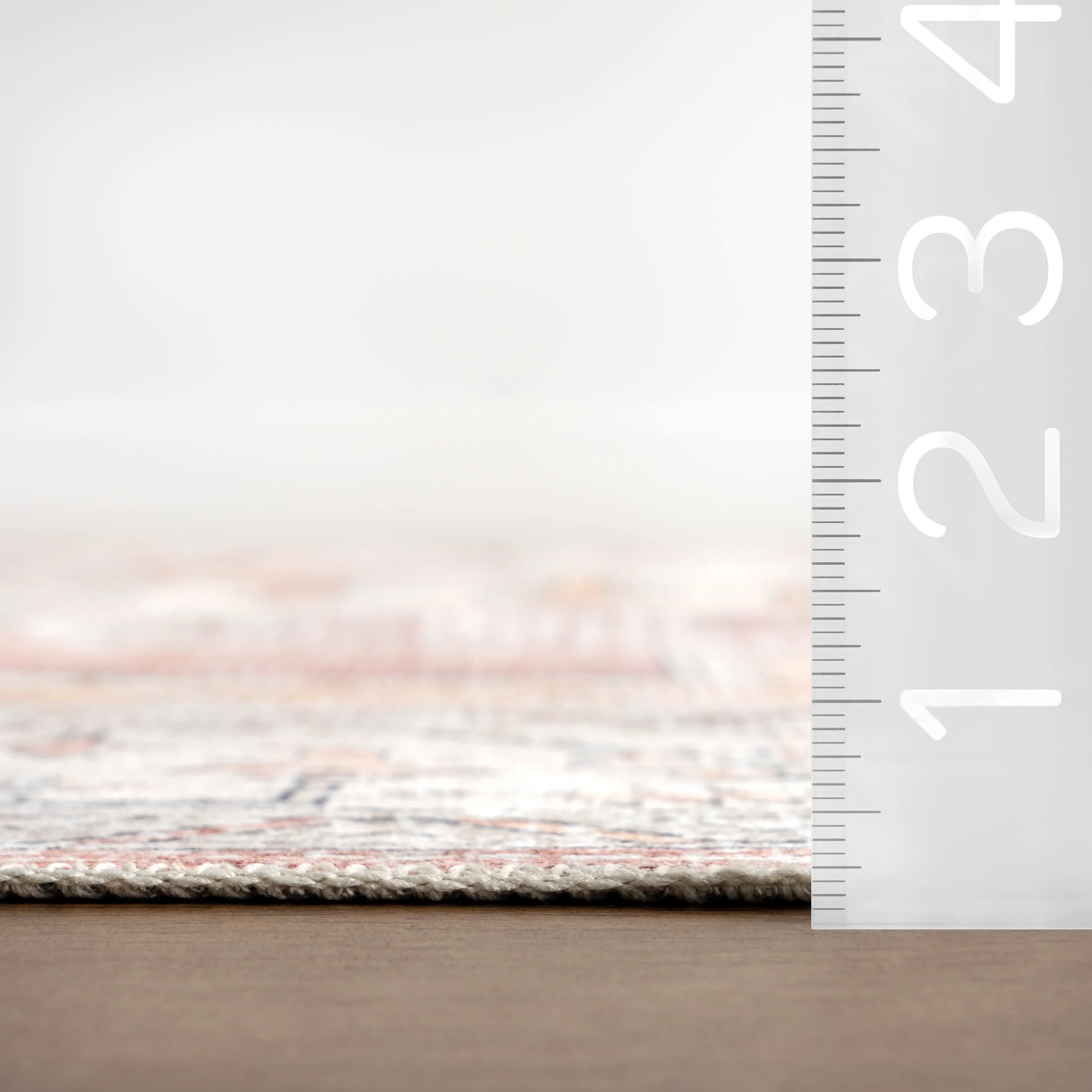 Maria Oasis Medallion Spill Proof Washable Rug | Rust - Image 6