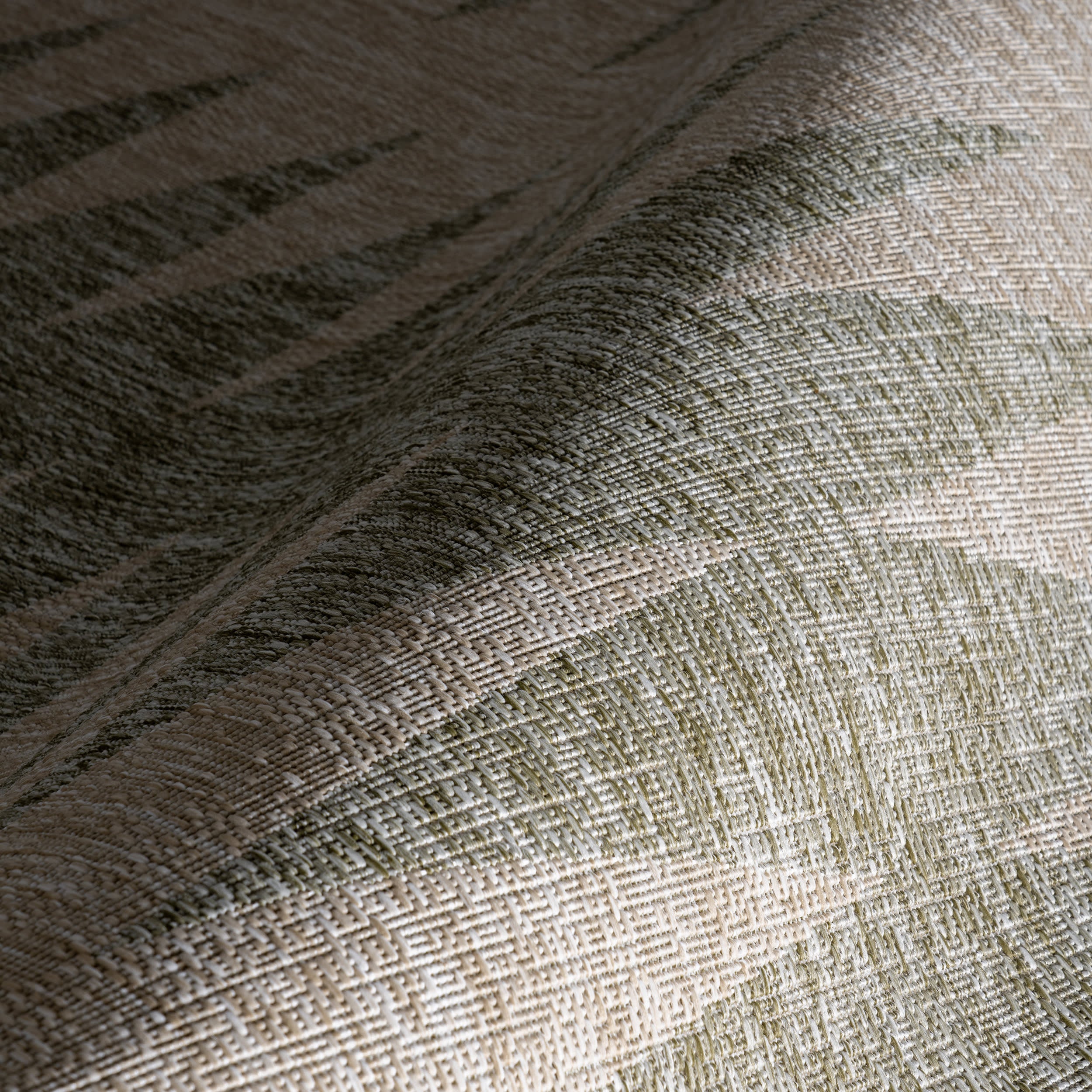 Mariam Geometric Stripes Indoor/Outdoor Rug | Green - Image 3