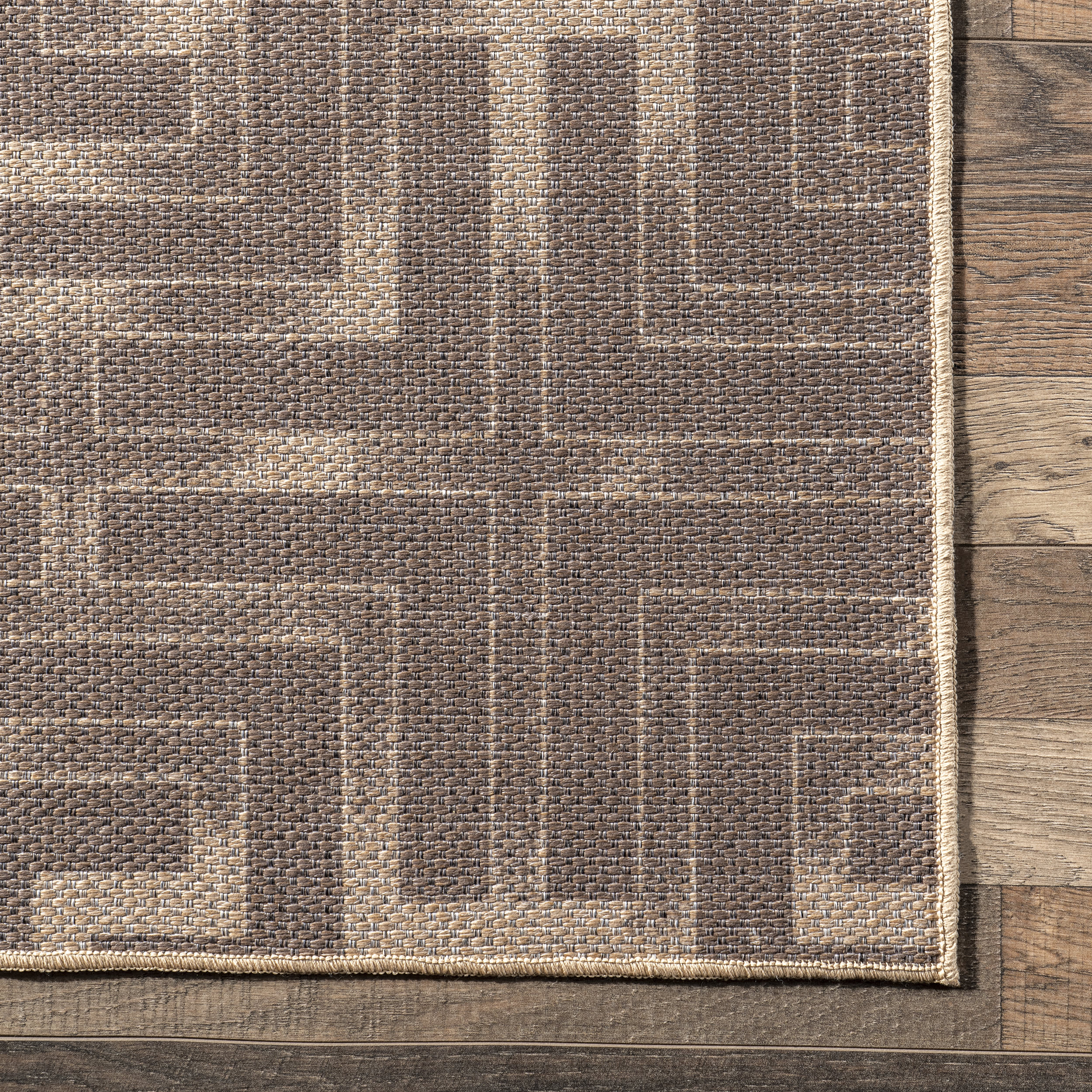 Mariana Easy-Jute Washable Maze Rug | Natural - Image 3