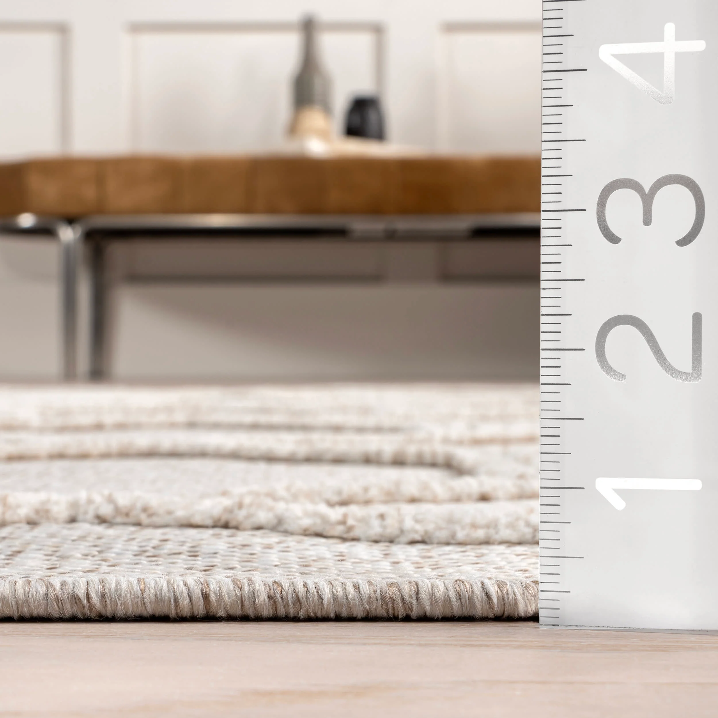 Marietta Boxy Trellis Rug | Ivory - Image 5