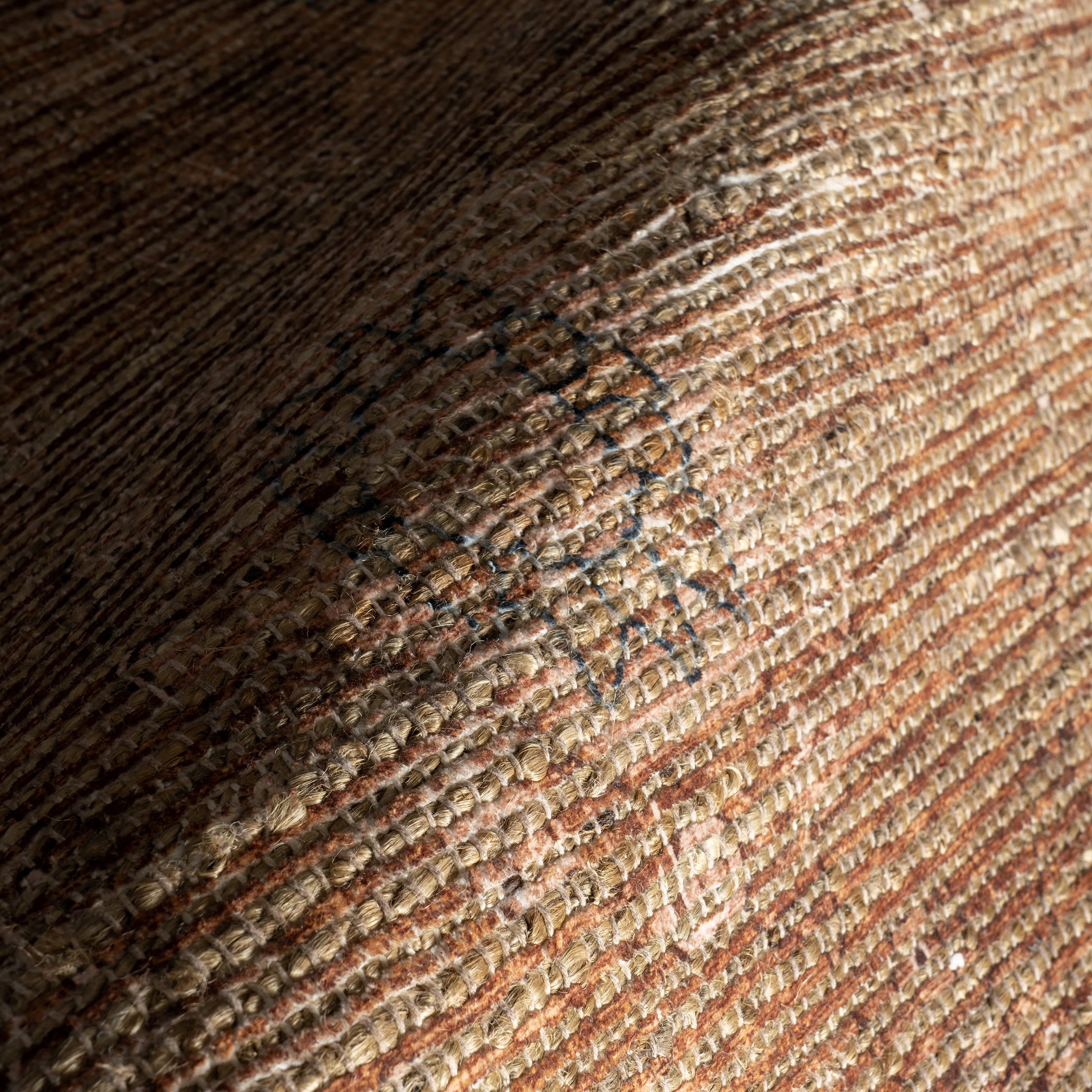 Marigold Tasseled Rug | Brown - Image 3