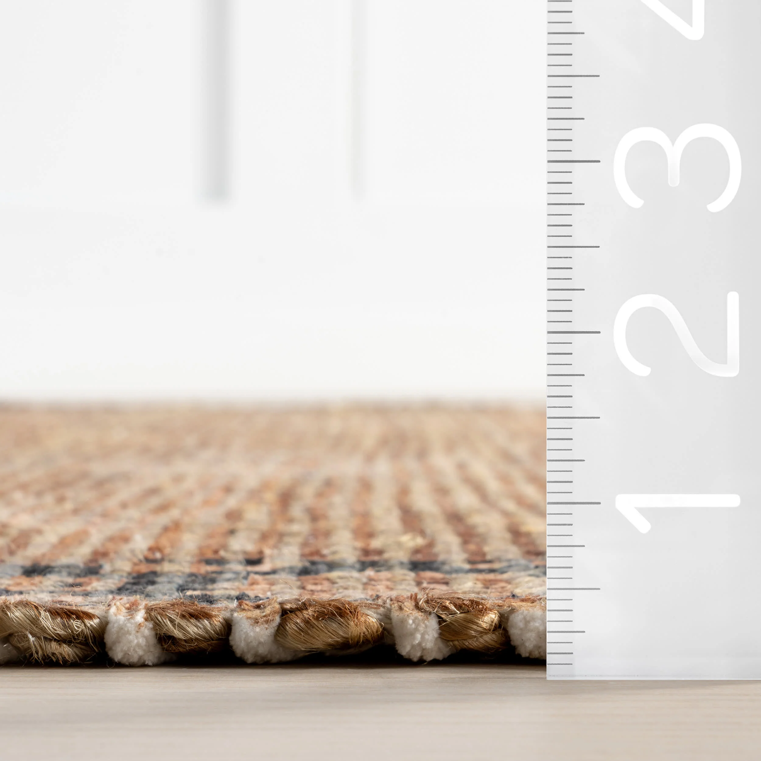 Marigold Tasseled Rug | Brown - Image 5