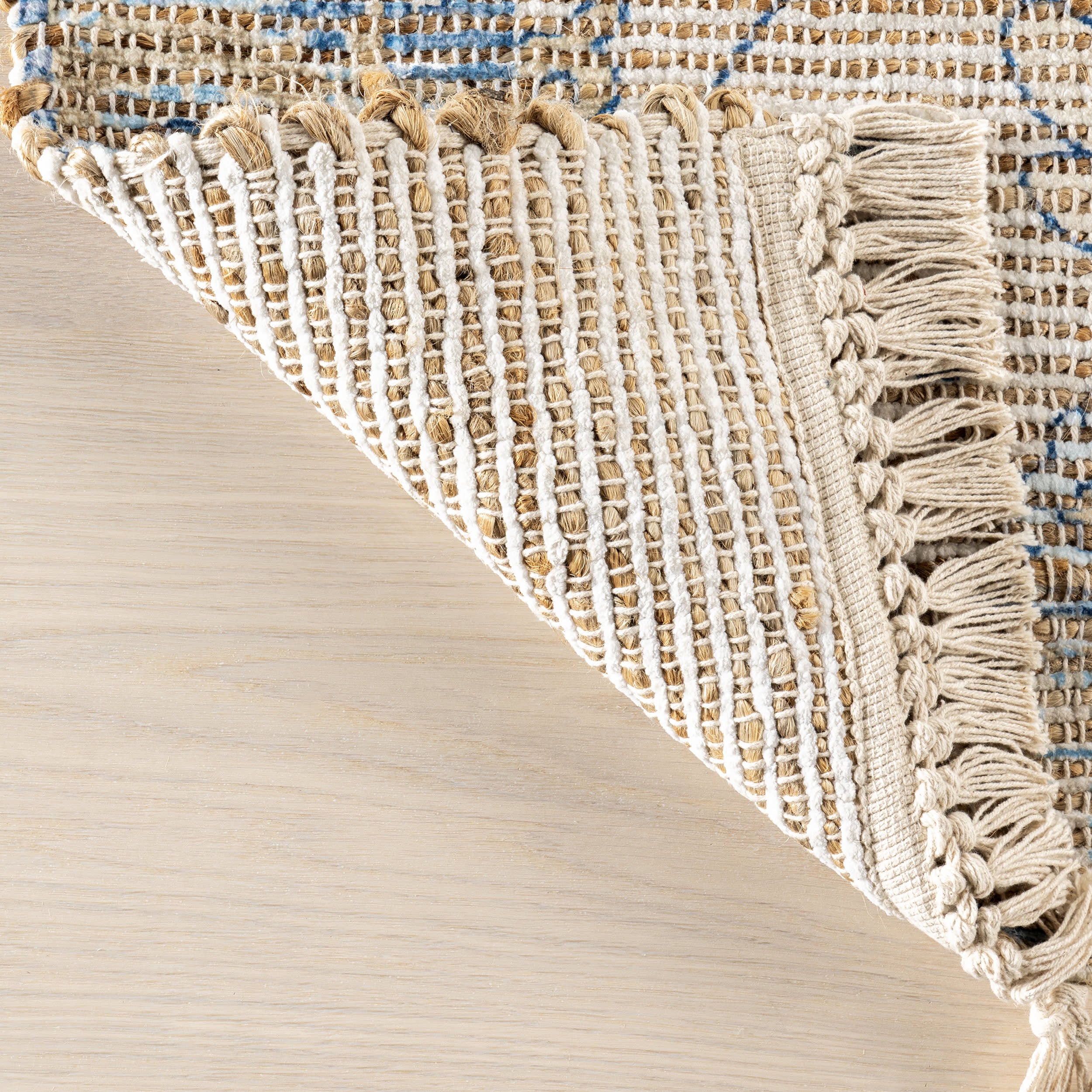 Marigold Tasseled Rug | Sand - Image 6