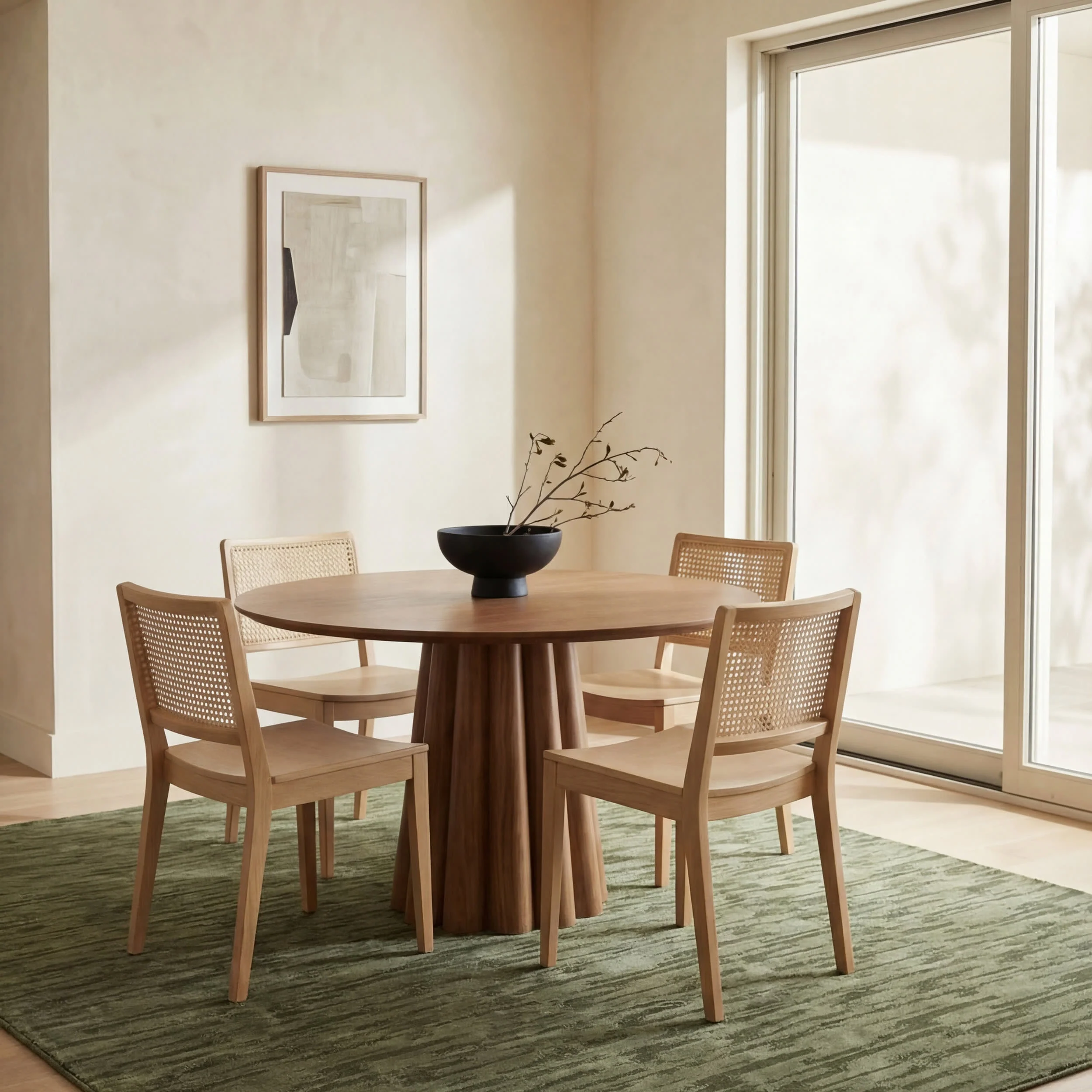 Marish Abstract Plush Textured Washable Rug | Green - Image 7