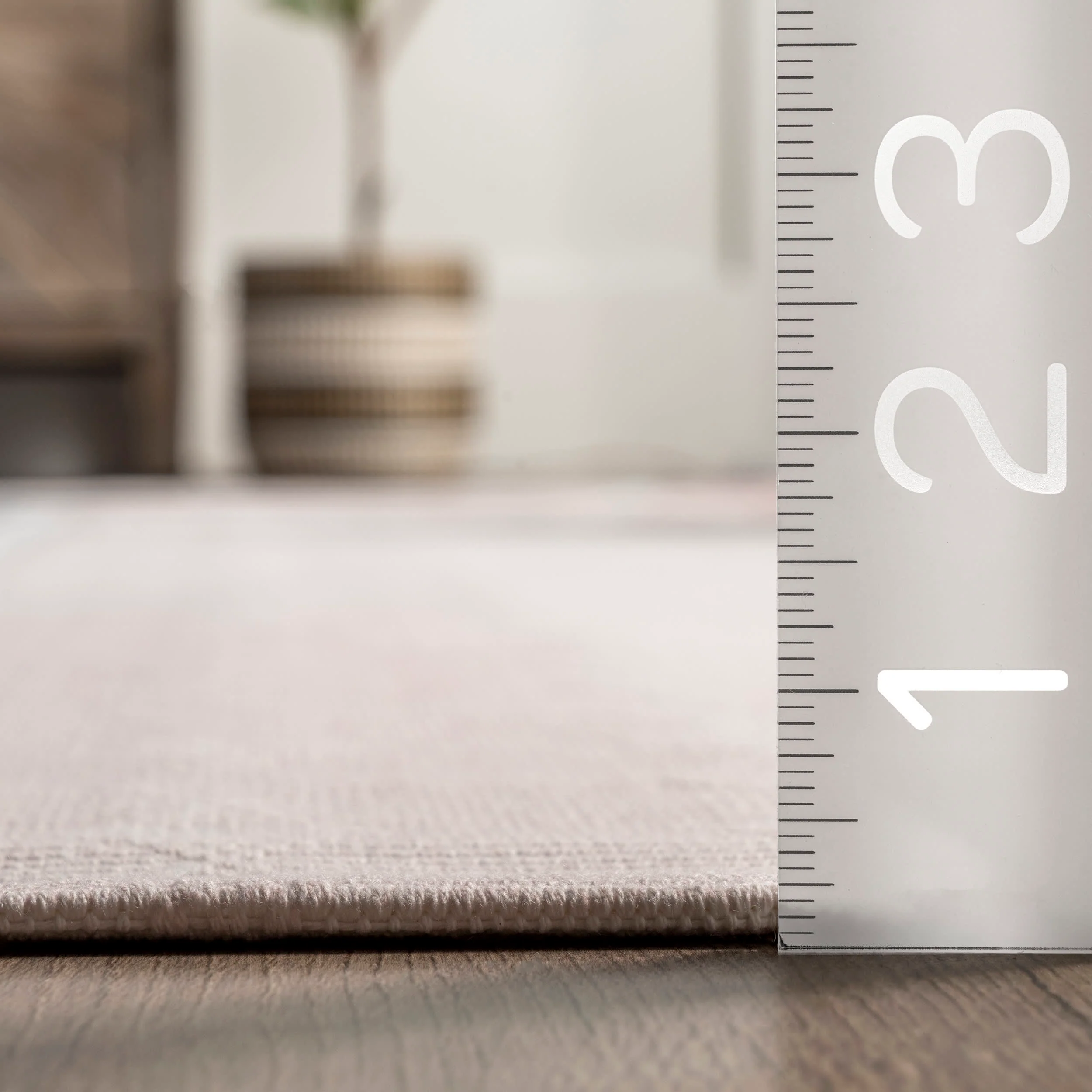 Marla Washable Graphic Rug | Light Beige - Image 5
