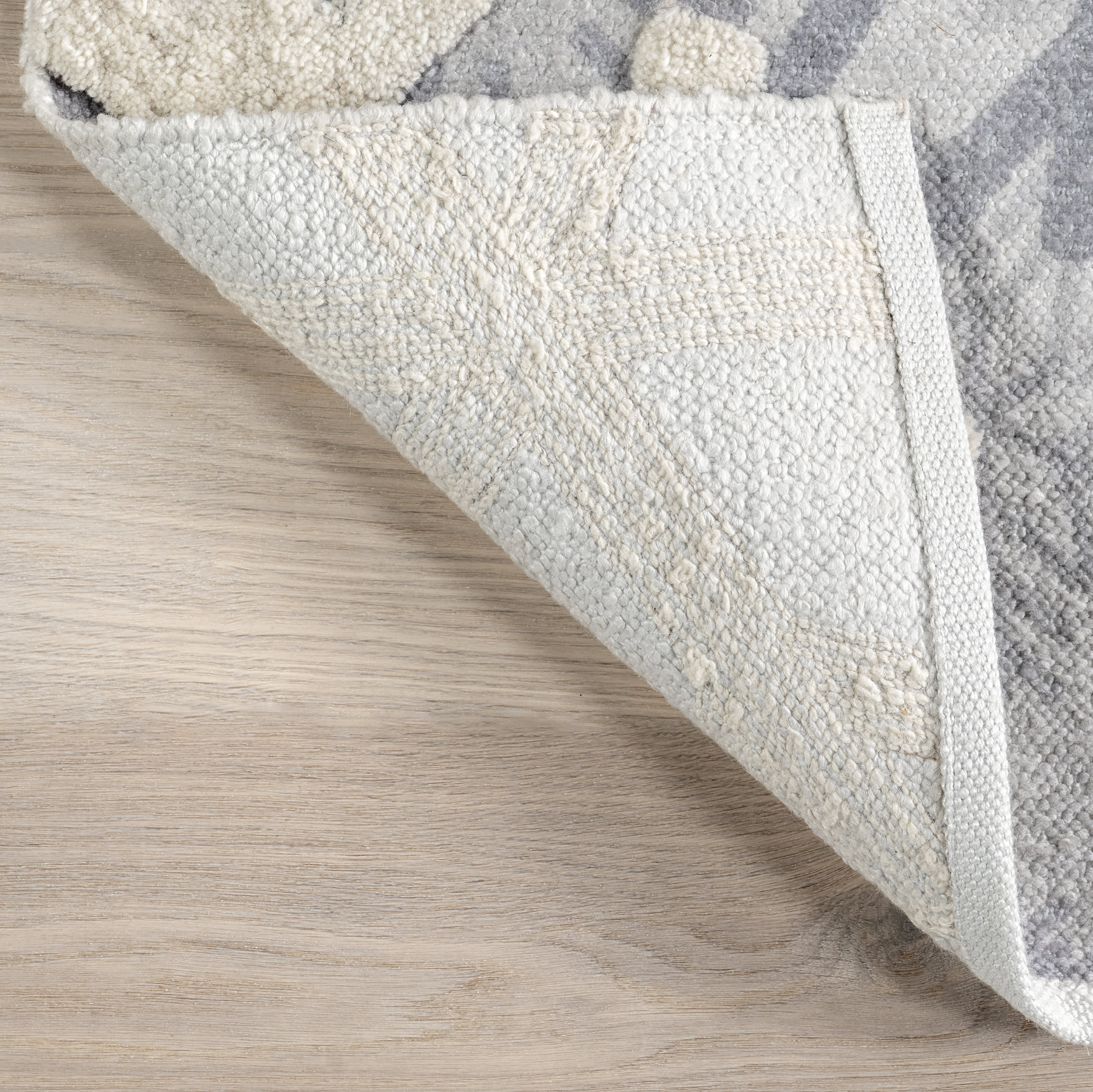 Marleigh Crystal Snowflake Rug | Grey - Image 6