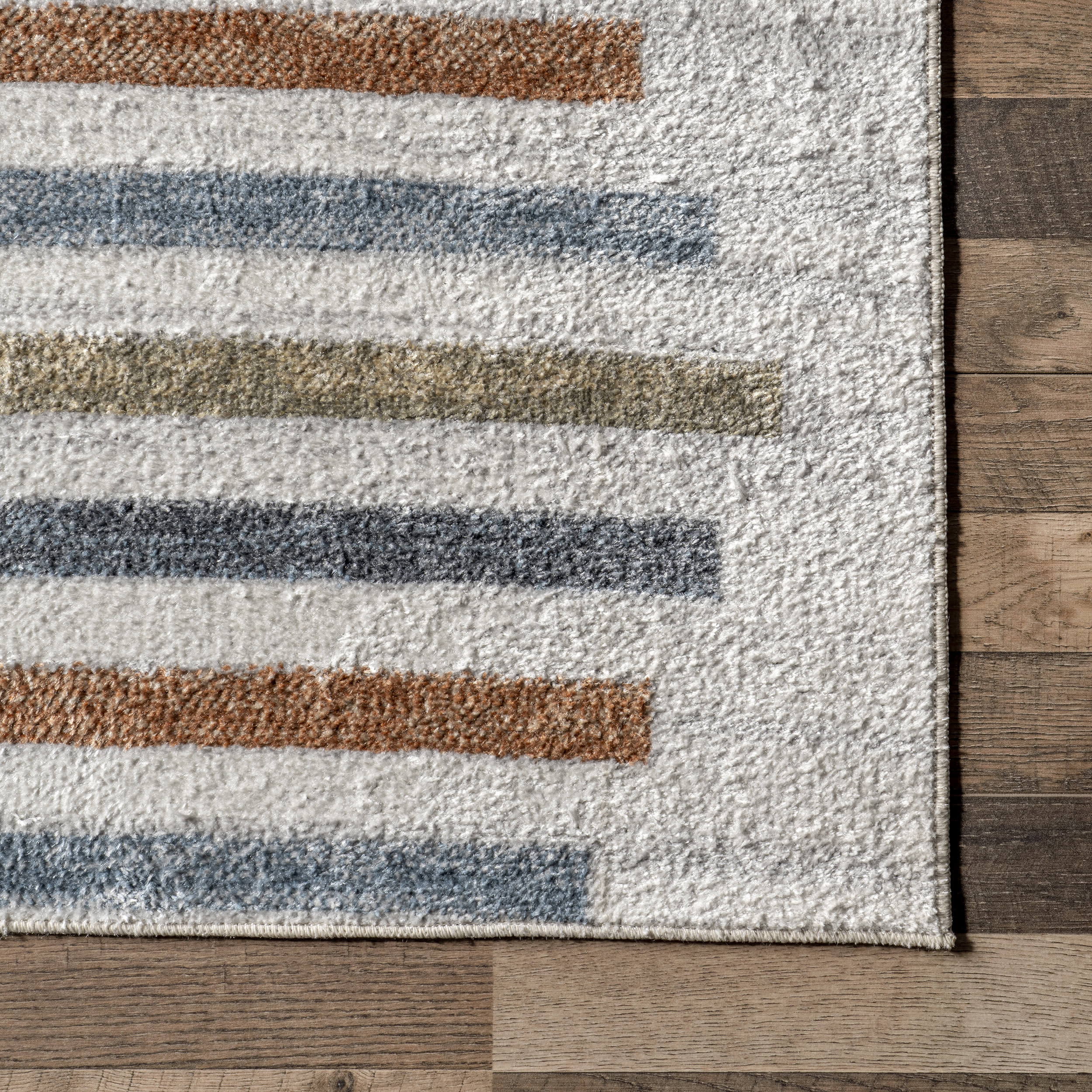 Marlowe Colorful Stripes Washable Rug | Multicolor - Image 3