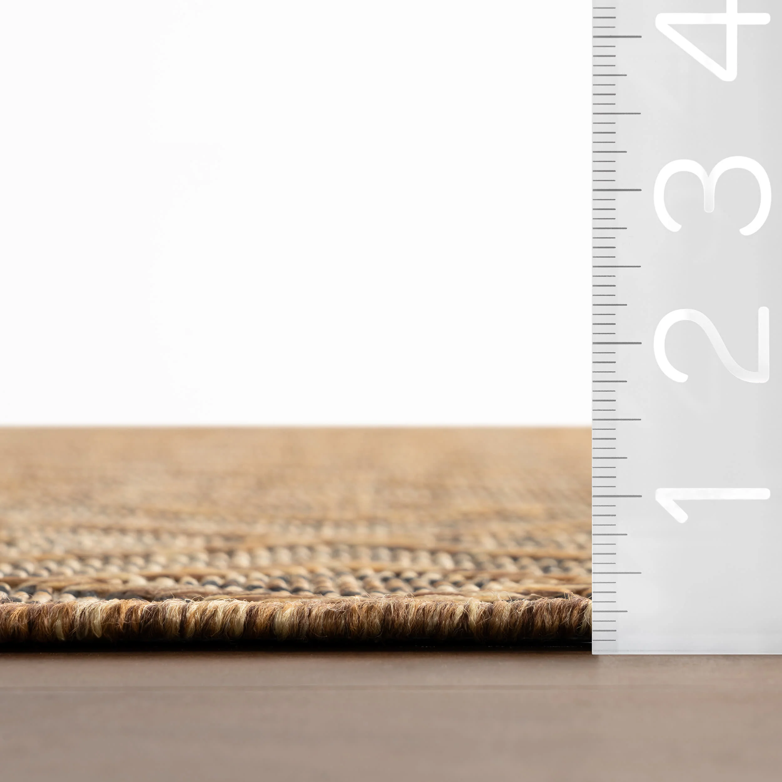 Marouise Modern Diamond Indoor/Outdoor Rug | Natural - Image 6