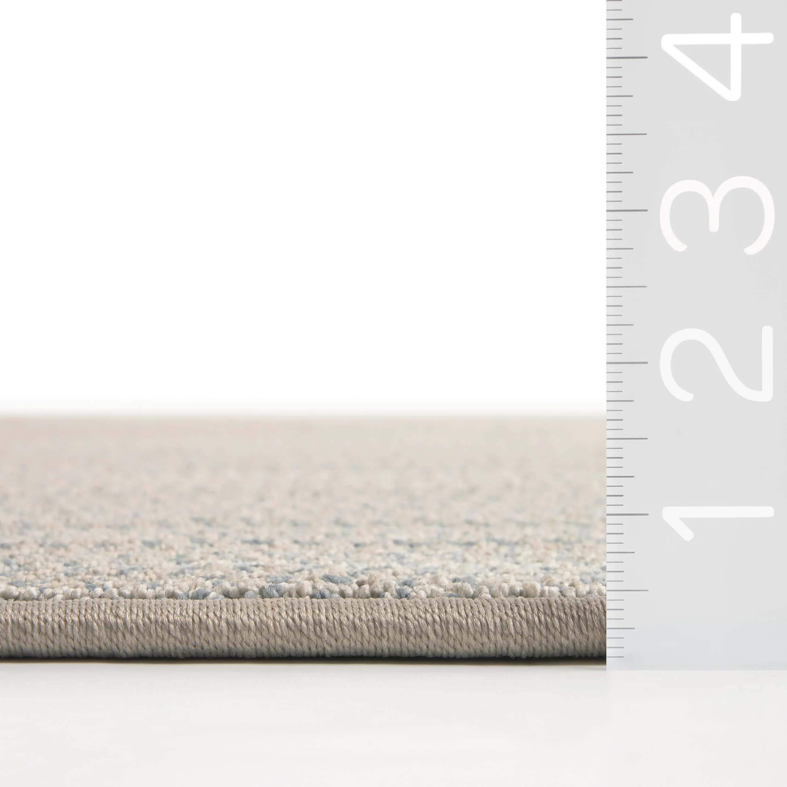 Martin Micro-Chevron Custom Rug | Blue - Image 3
