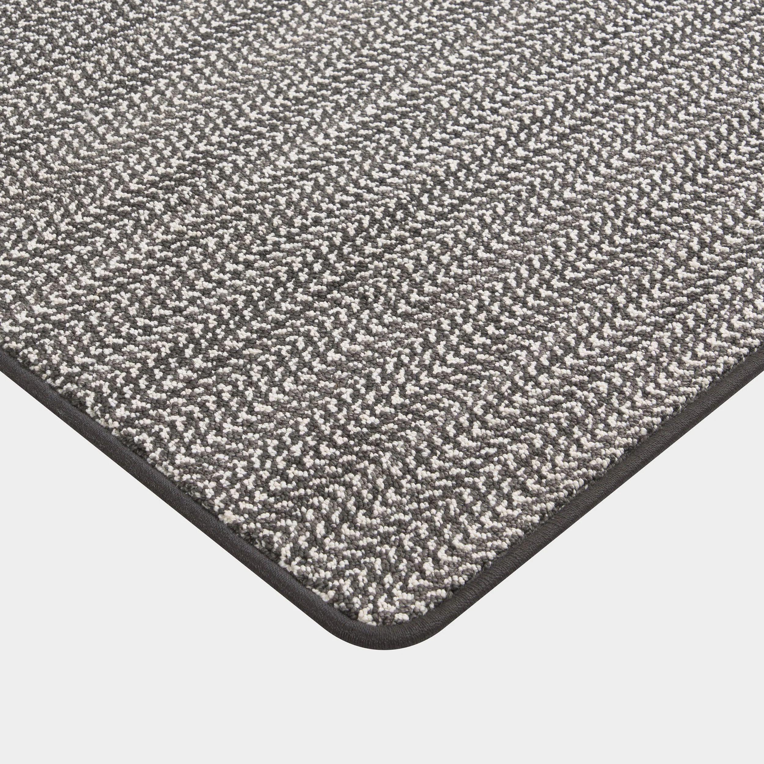 Martin Micro-Chevron Custom Rug | Charcoal - Image 2