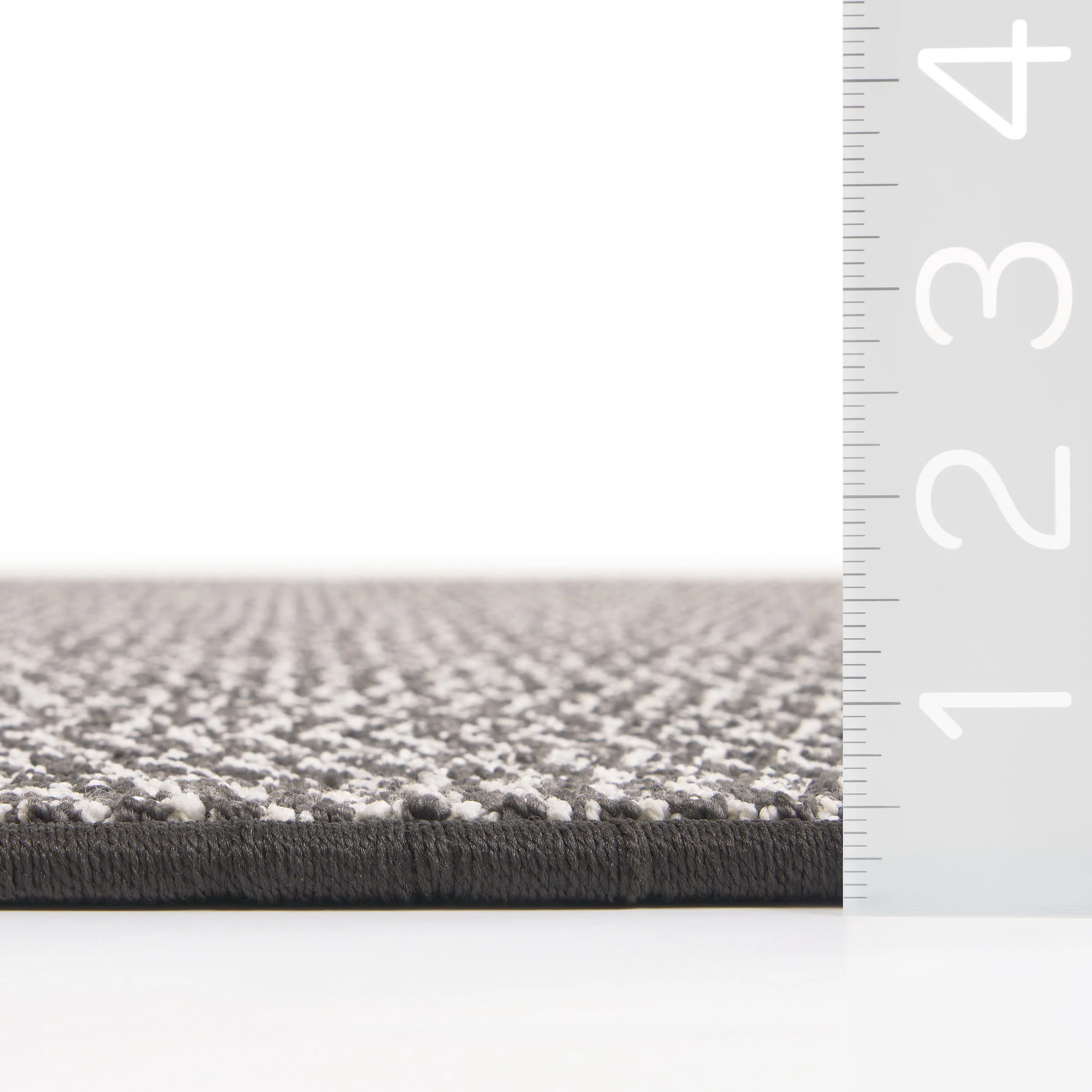 Martin Micro-Chevron Custom Rug | Charcoal - Image 3