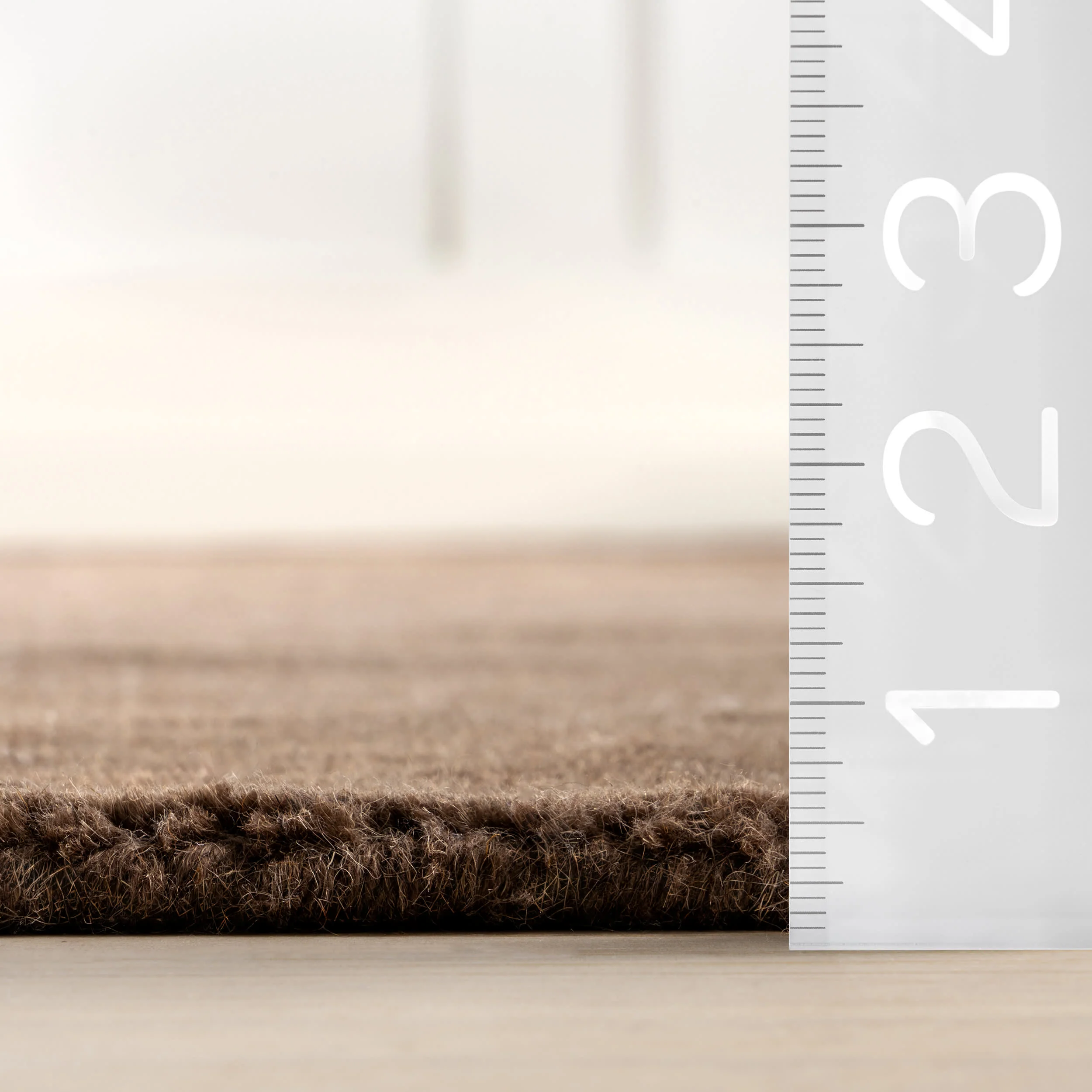 Maru Wool Rug | Mauve Brown - Image 6
