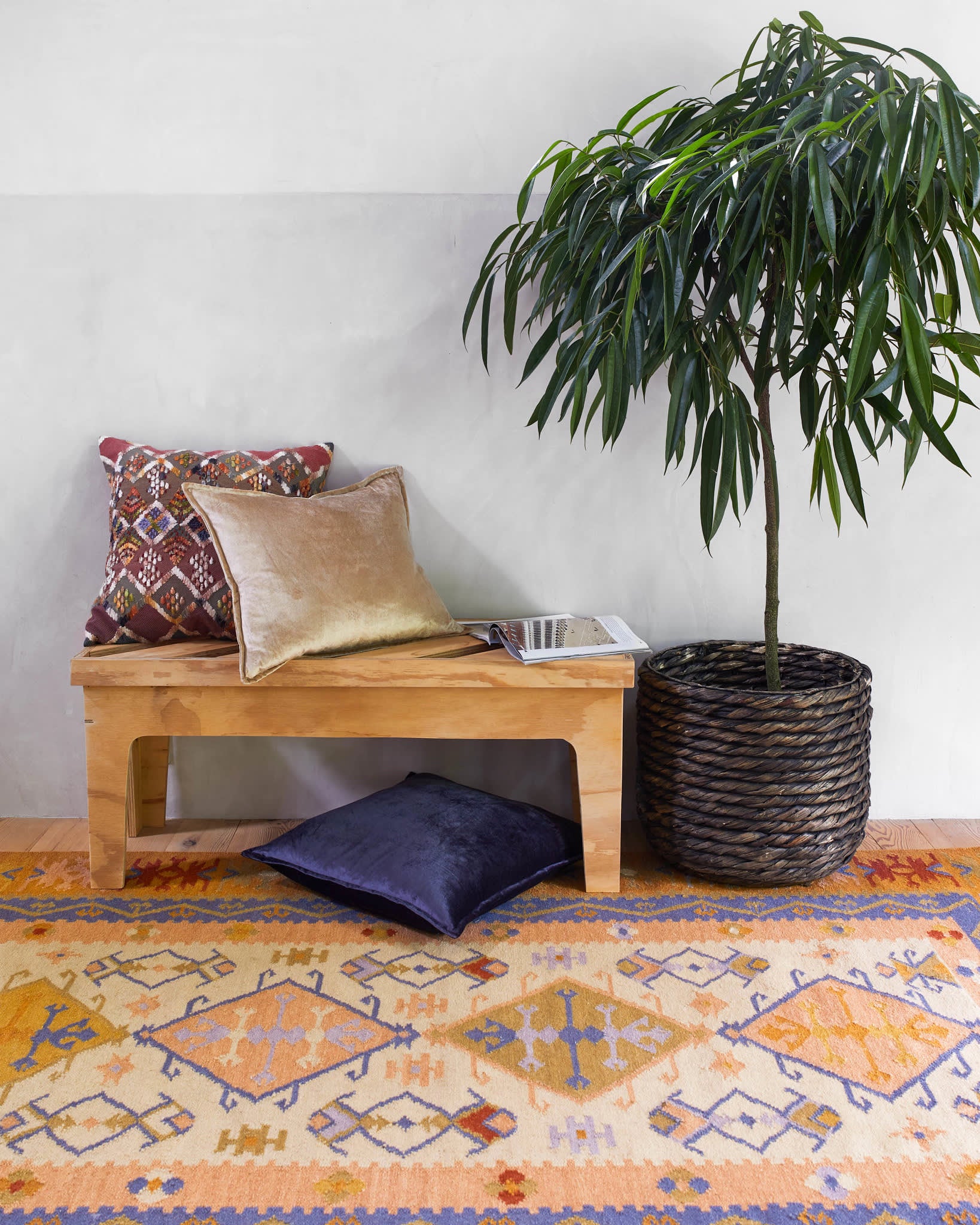 Mary Caroline Handwoven Wool Rug | Multi - Image 3