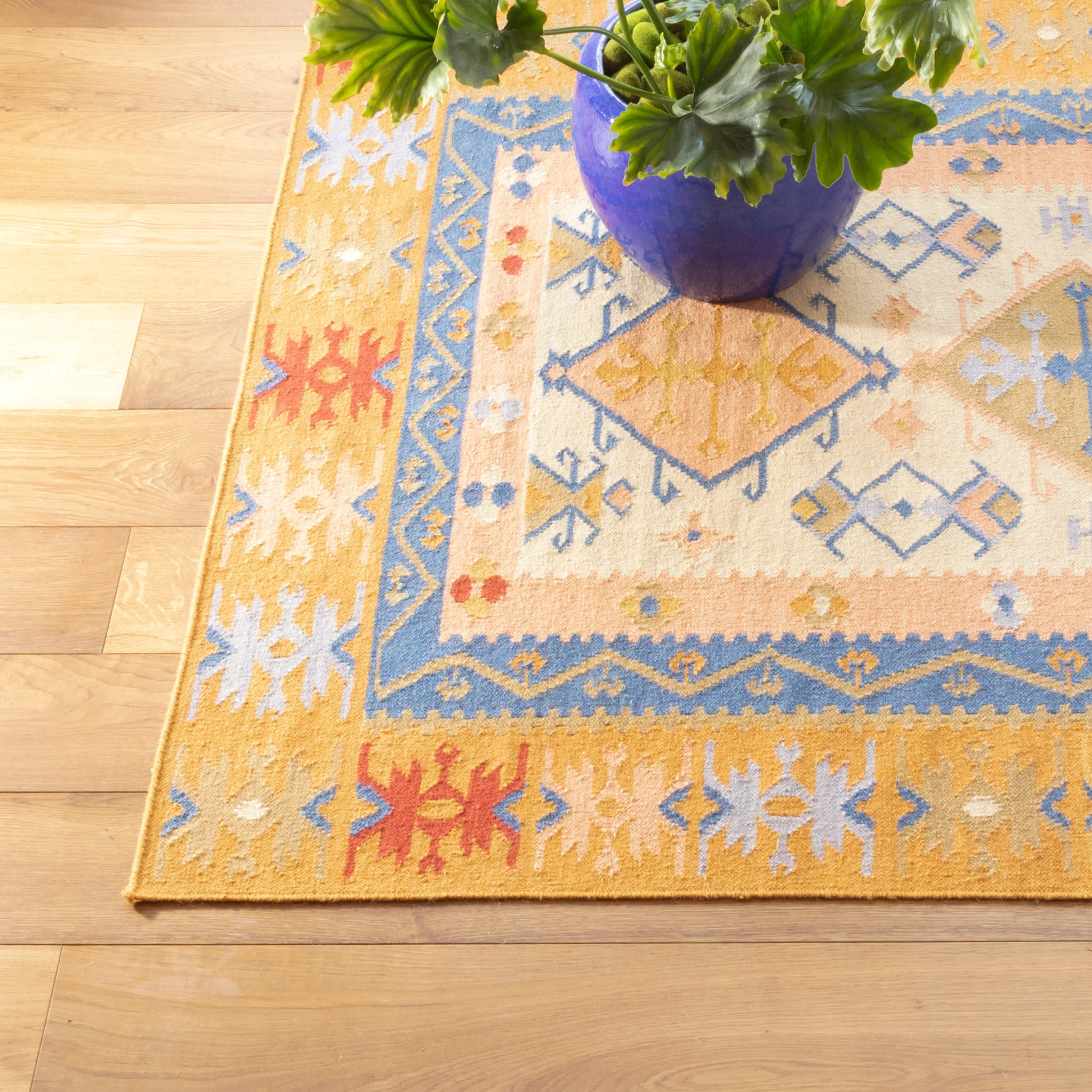 Mary Caroline Handwoven Wool Rug | Multi - Image 4