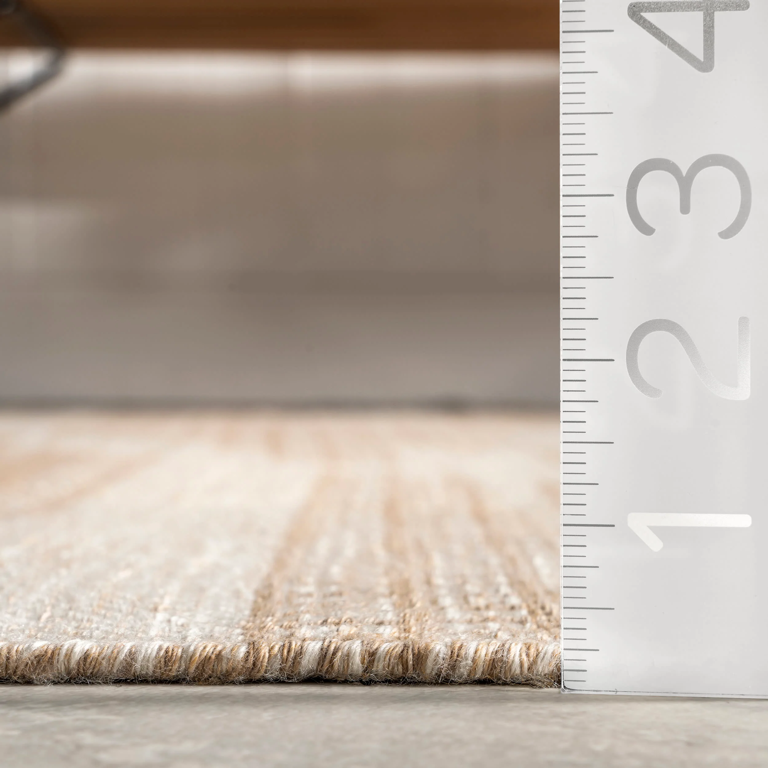 Marysol Indoor/Outdoor Stripes Rug | Beige - Image 5