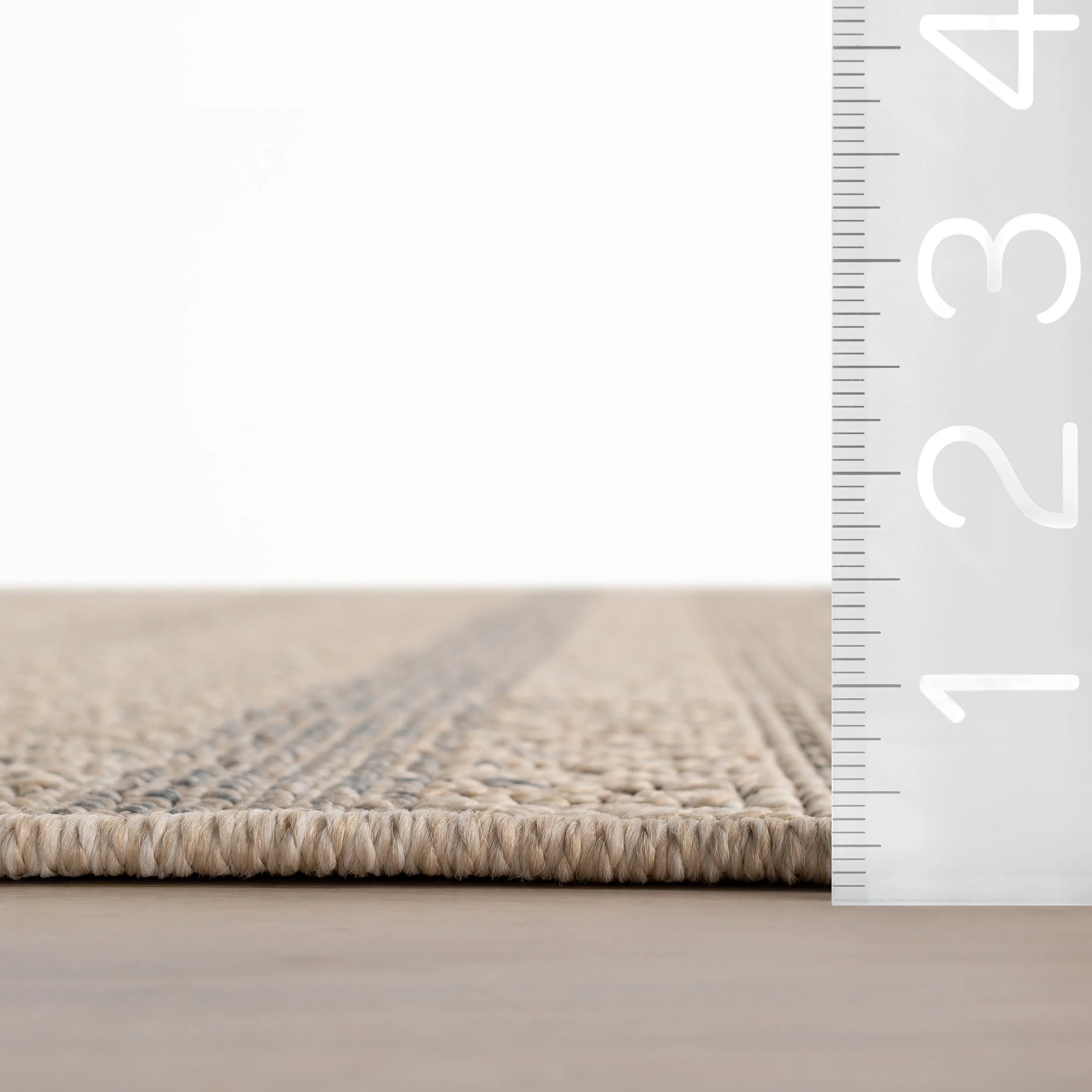 Marza Bohemian Striped Indoor/Outdoor Rug | Sand - Image 6