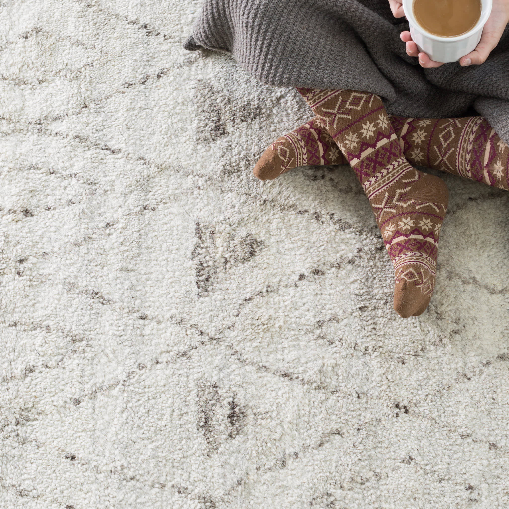 Masinissa Hand Knotted Wool Rug | Natural - Image 7