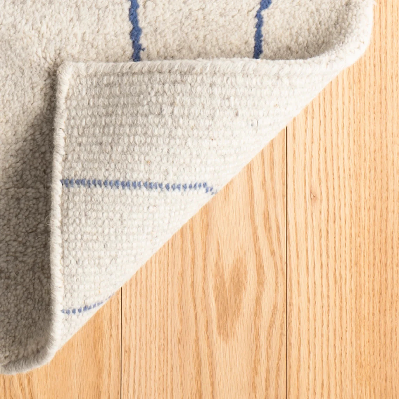 Massena Hand Knotted Wool Rug | Blue - Image 6