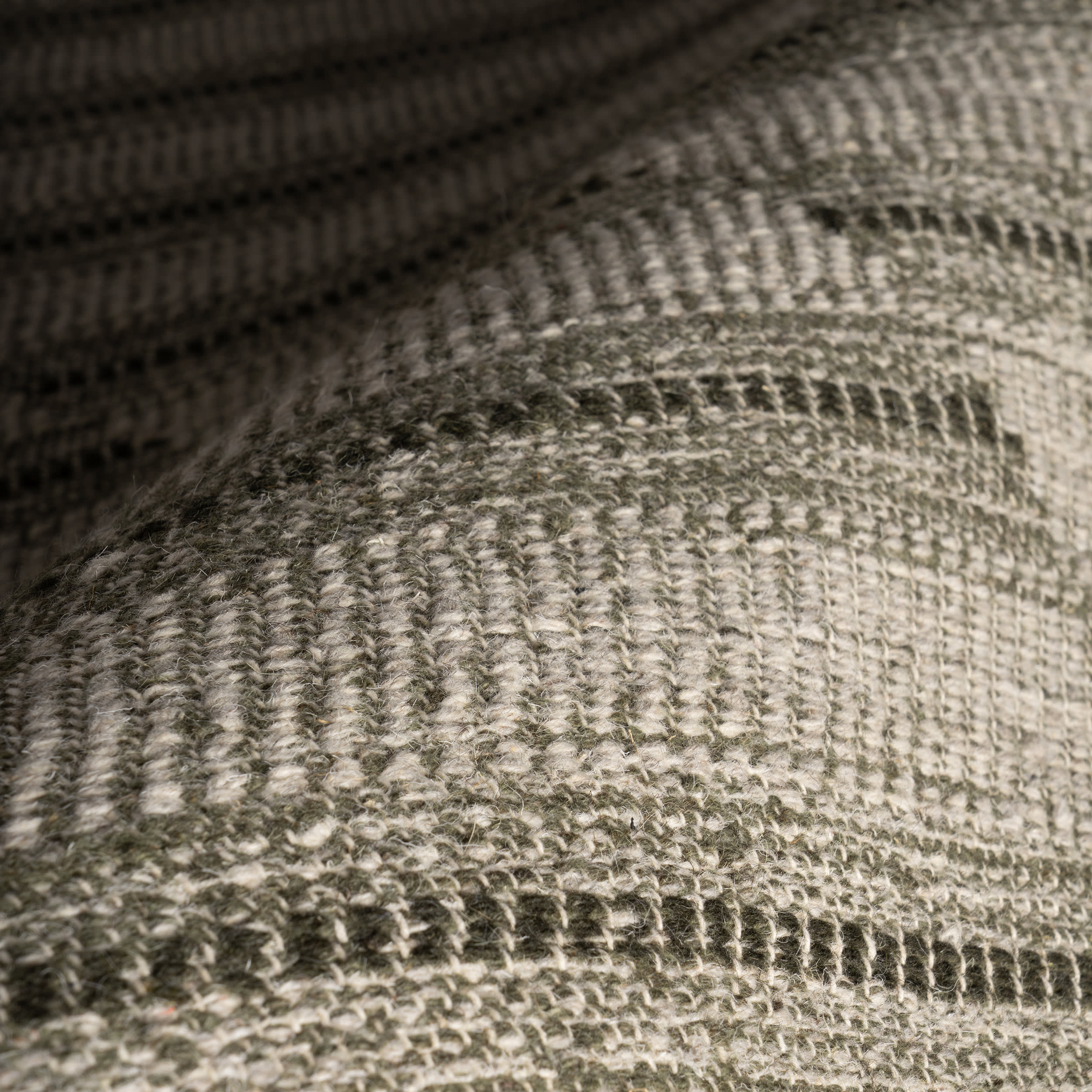 Mateo Striped Wool Cozy Rug by Nate Berkus | Olive - Image 3