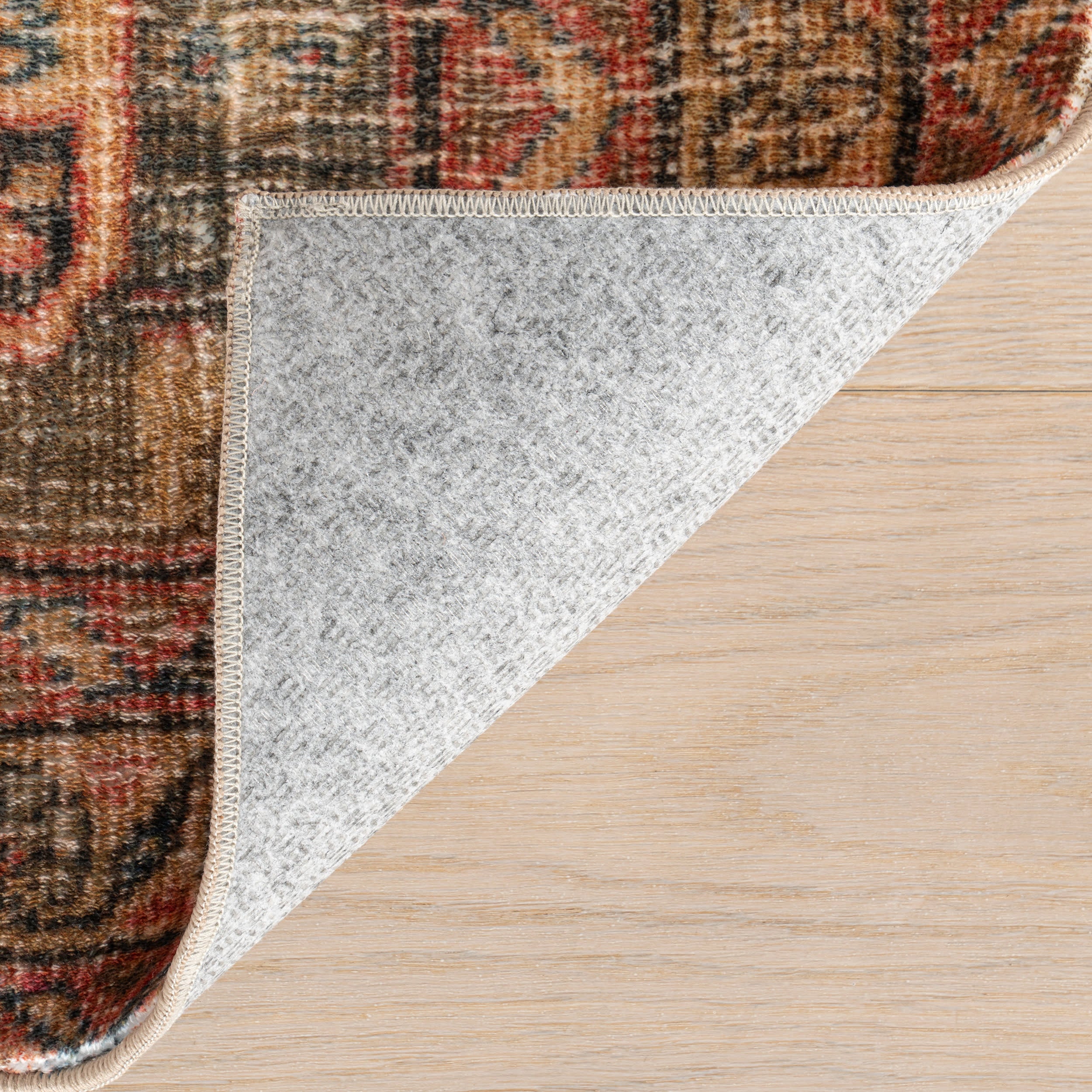 Matil Medallion Washable Rug | Golden - Image 8