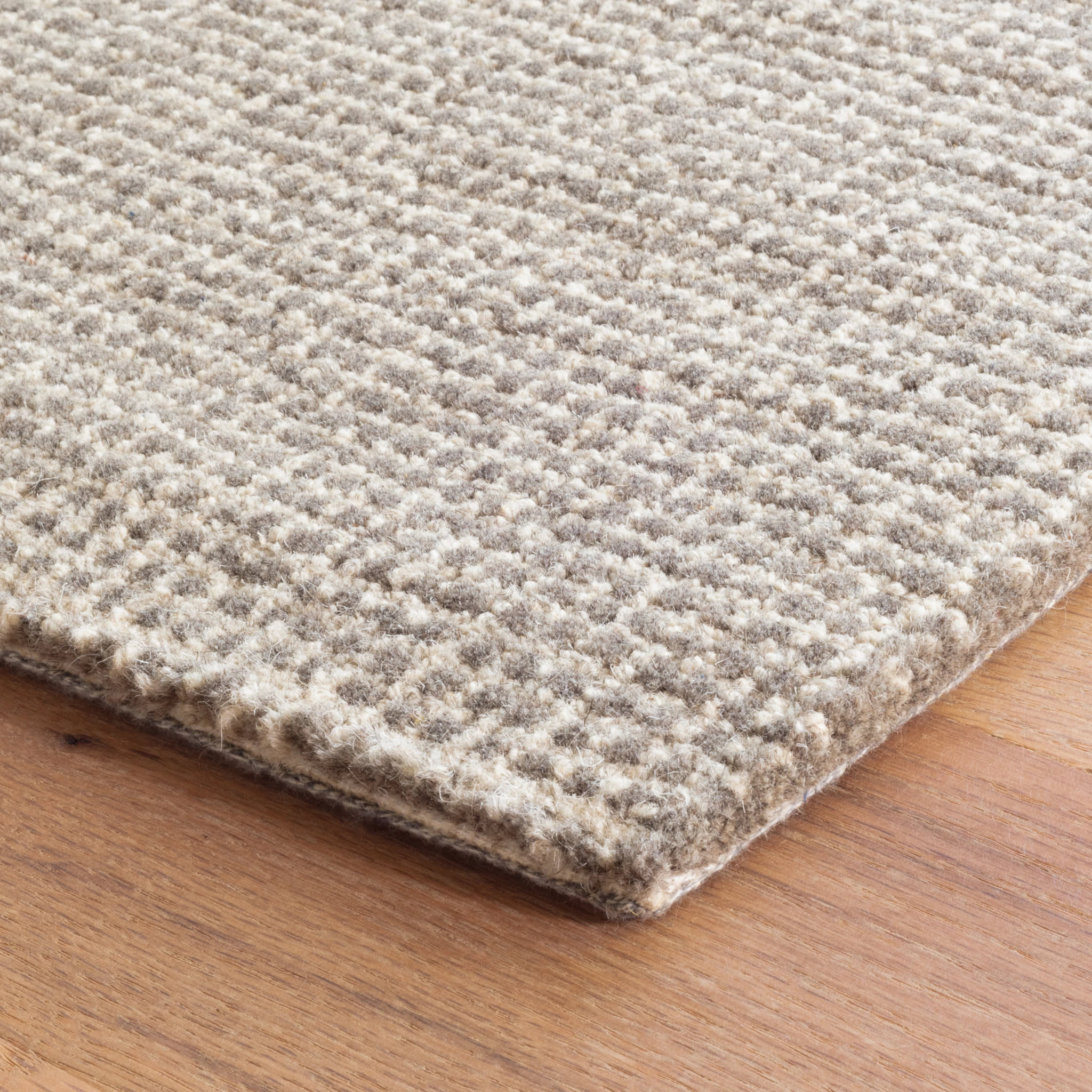 Matrix Hand Tufted Wool Rug | Grey - Image 4