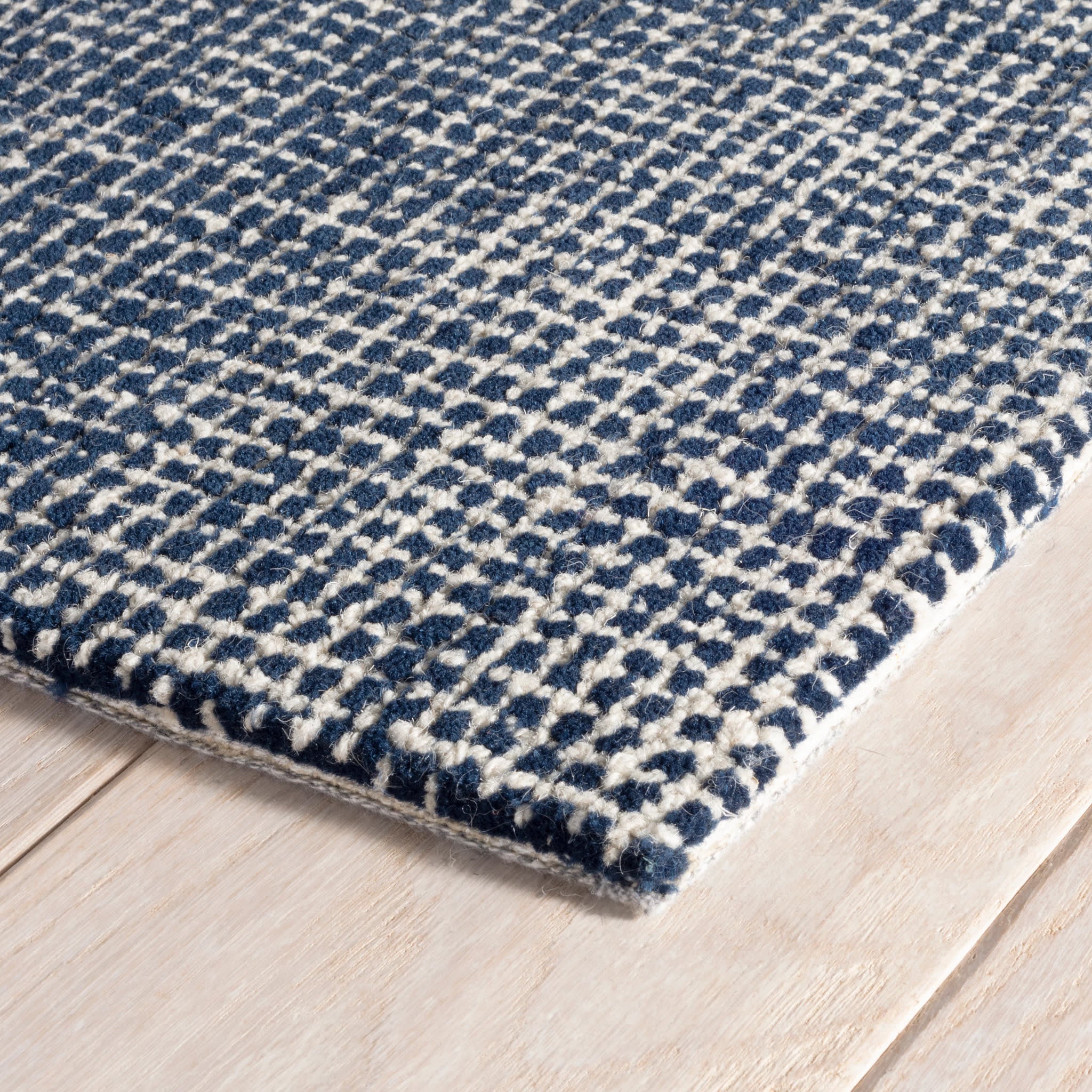 Matrix Hand Tufted Wool Rug | Ink - Image 3