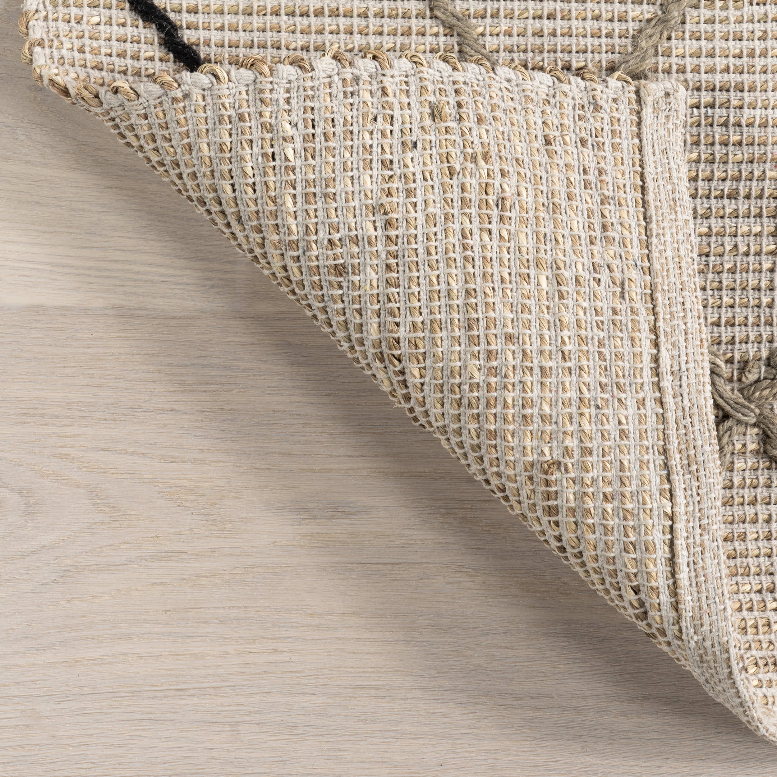 Maudie Trellis Jute-Blend Rug | Ivory - Image 6
