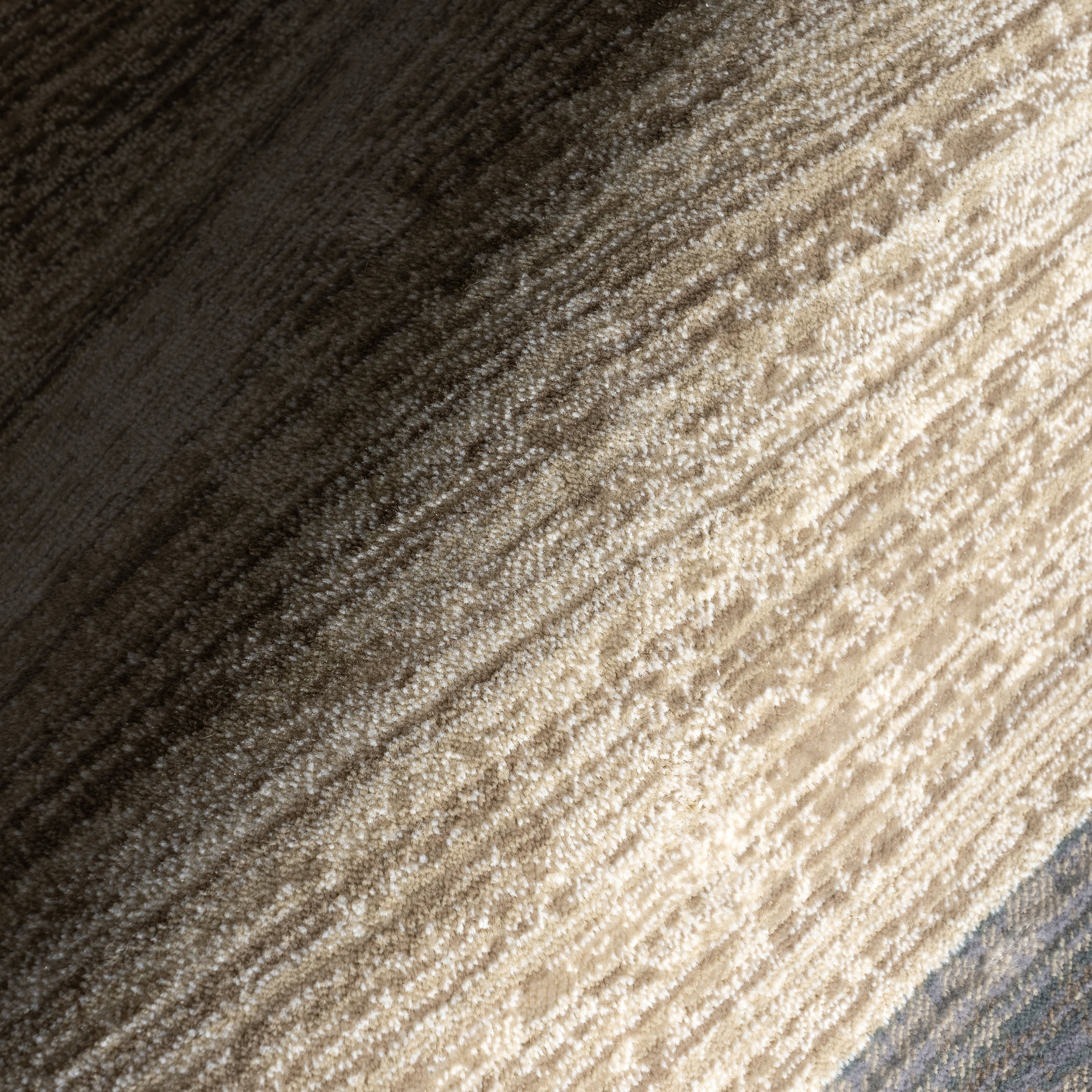 Mckinley Vintage Plaid Fringed Rug | Light Beige - Image 3