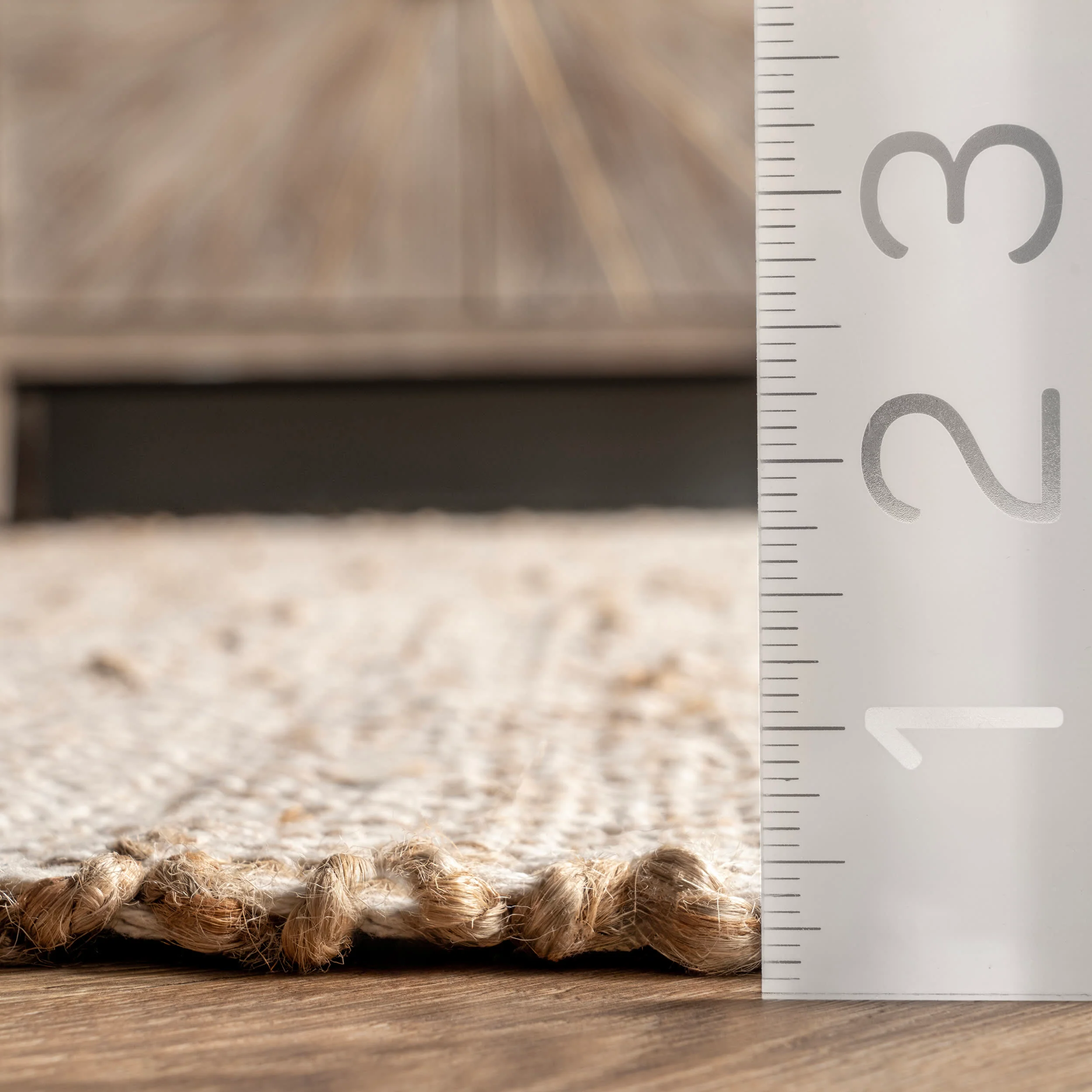 Meadow Striped Jute Flatweave Rug | Natural - Image 4