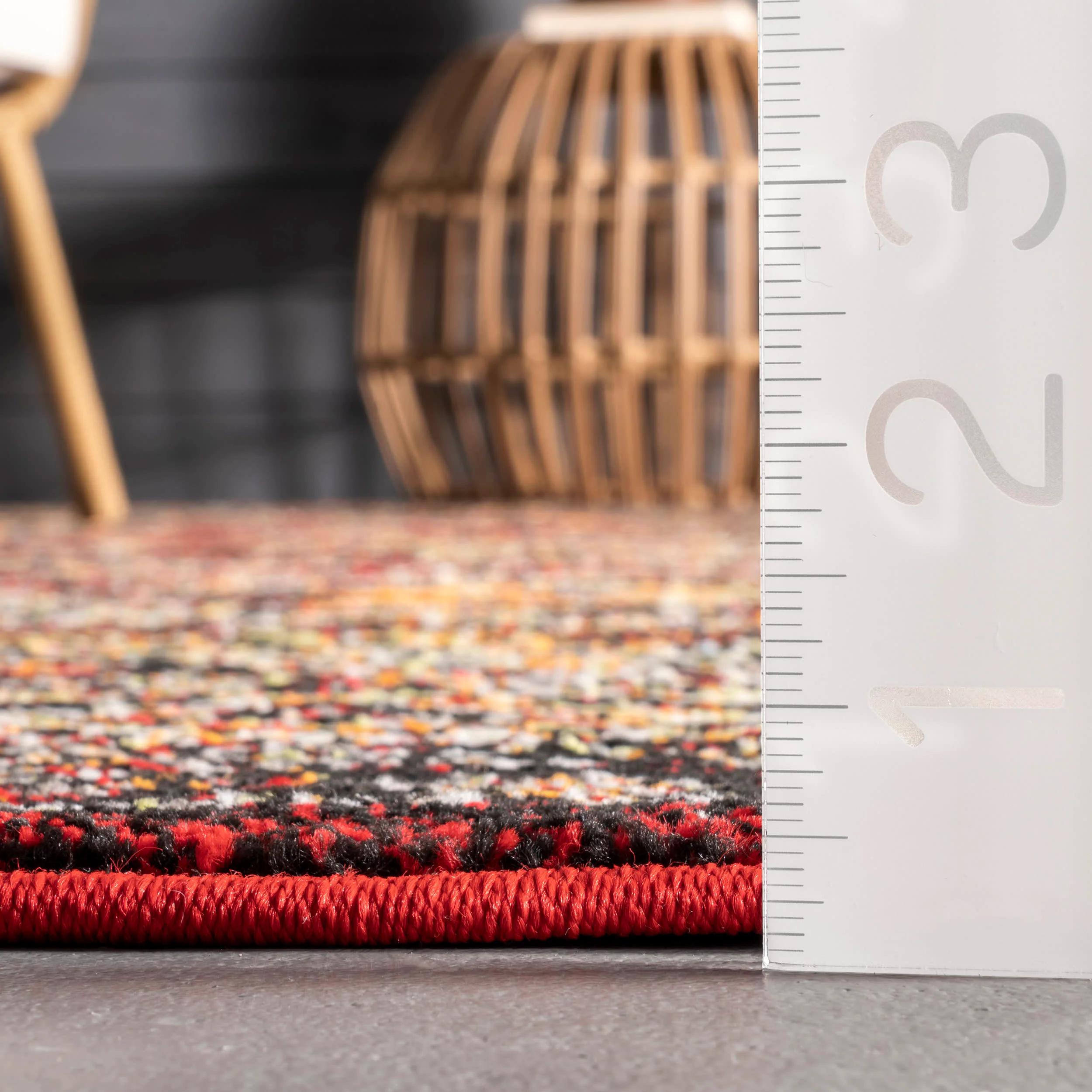 Medieval Herald Indoor/Outdoor Rug | Dark Red - Image 5