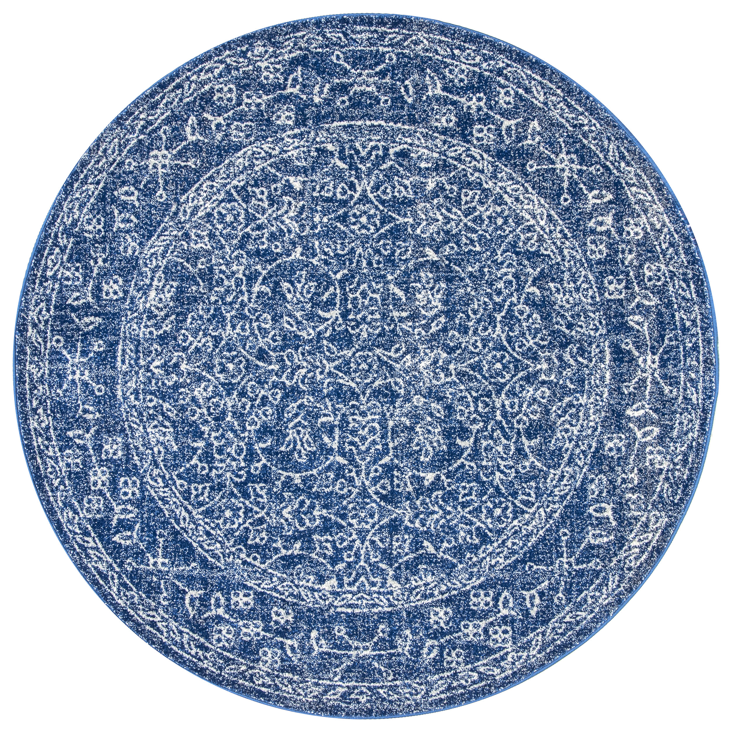 Medieval Tracery Rug | Dark Blue - Image 2