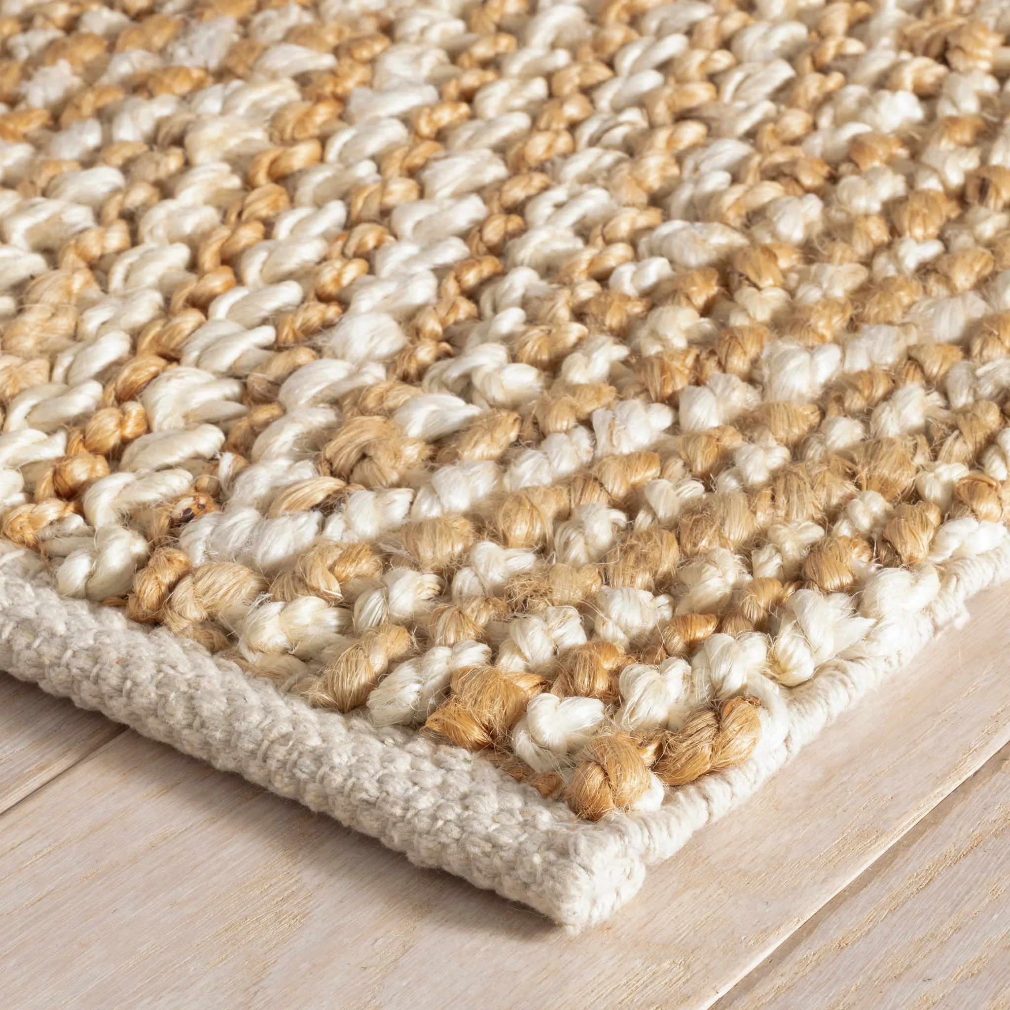 Meghan Handwoven Jute Rug | Ivory/Natural - Image 5