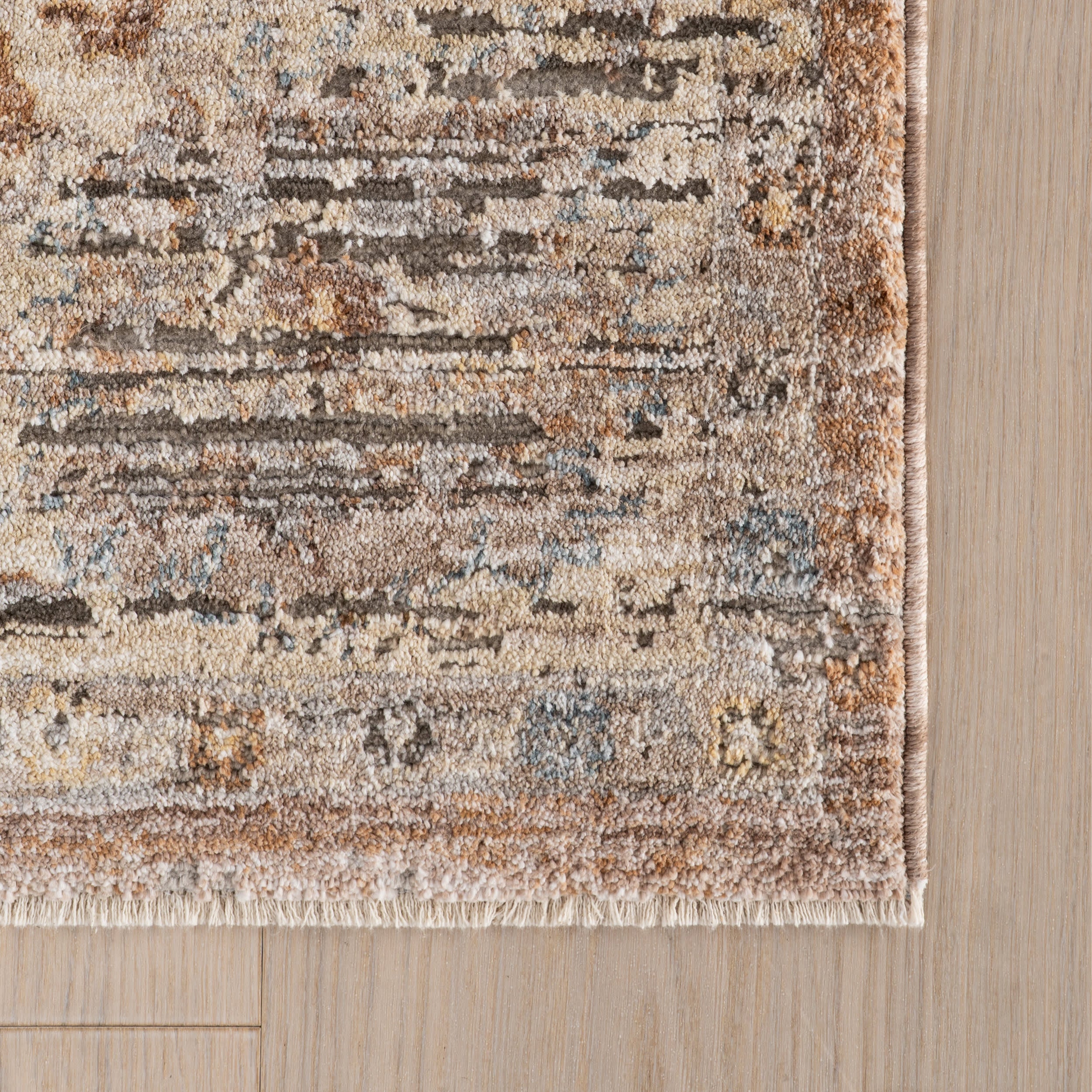 Meilin Traditional Vintage Floral Rug | Brown - Image 4