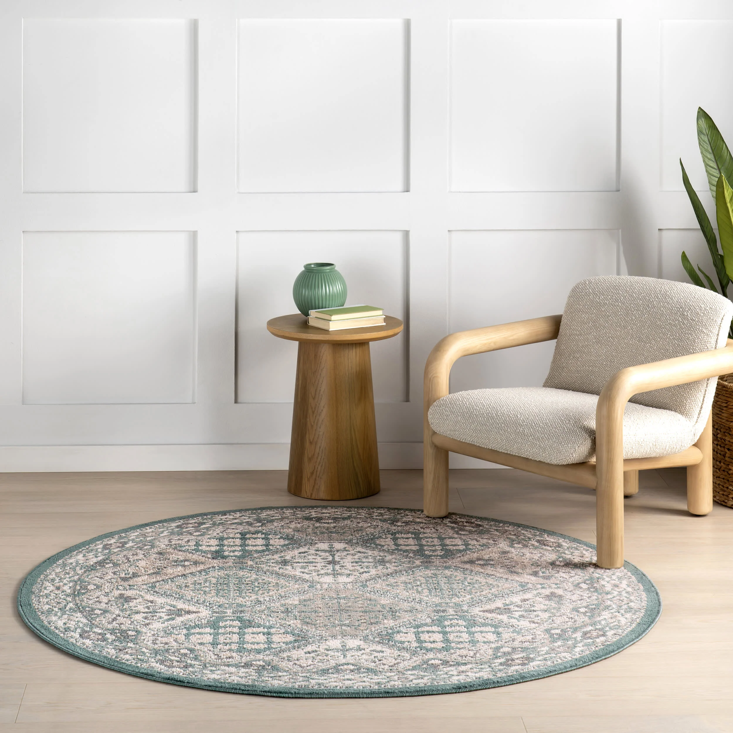 Melange Tiles Rug | Blue - Image 2