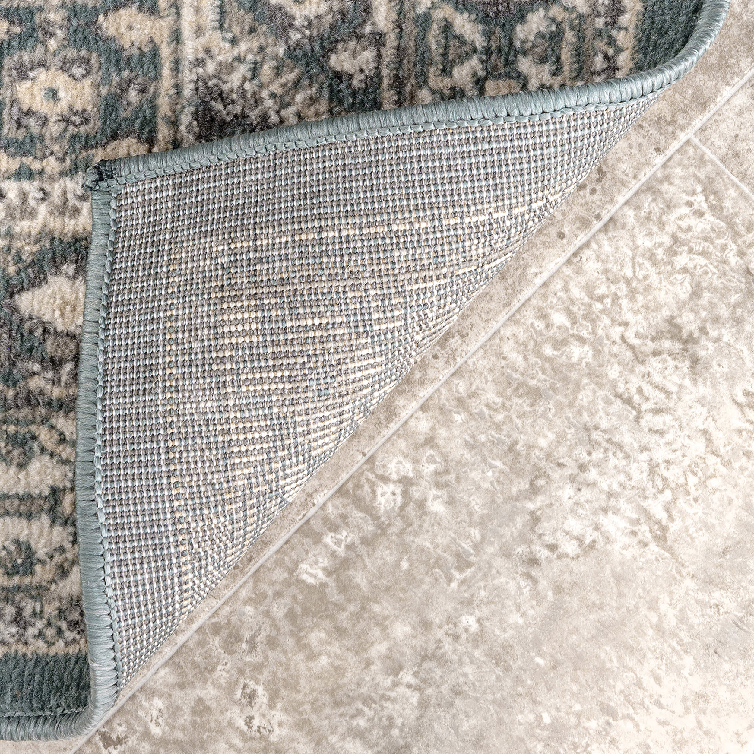 Melange Tiles Rug | Blue - Image 6
