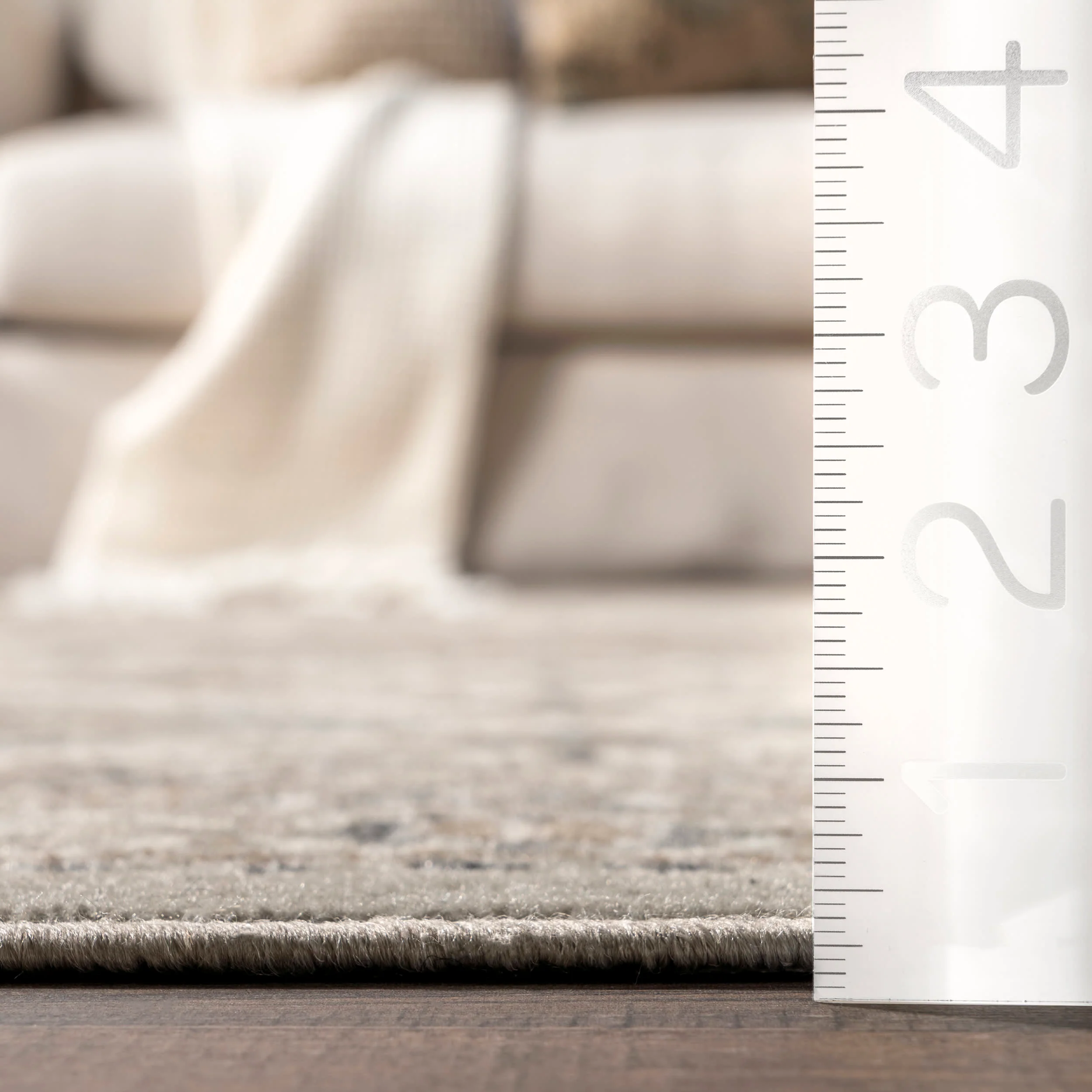 Melange Tiles Rug | Taupe - Image 5