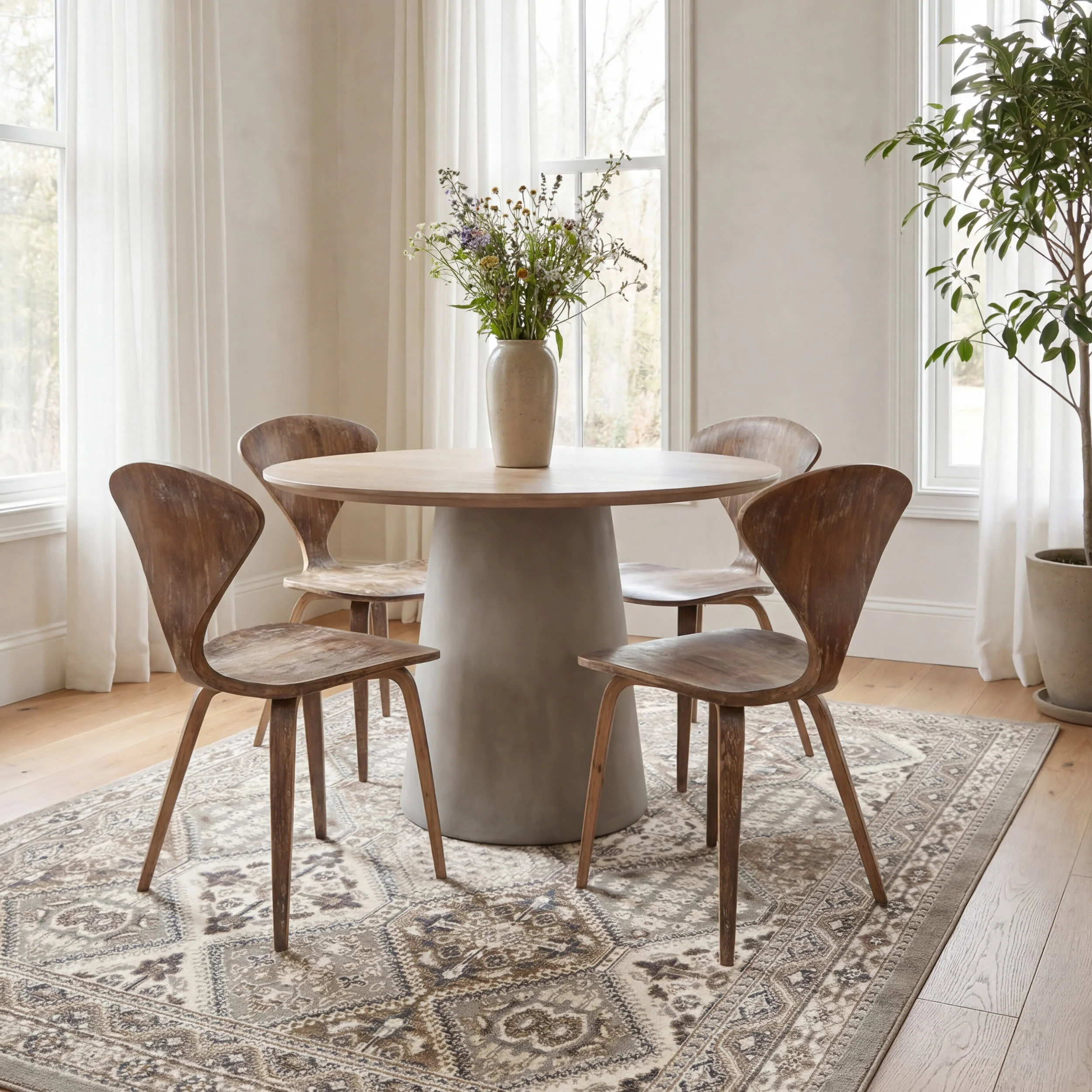 Melange Tiles Rug | Taupe - Image 6