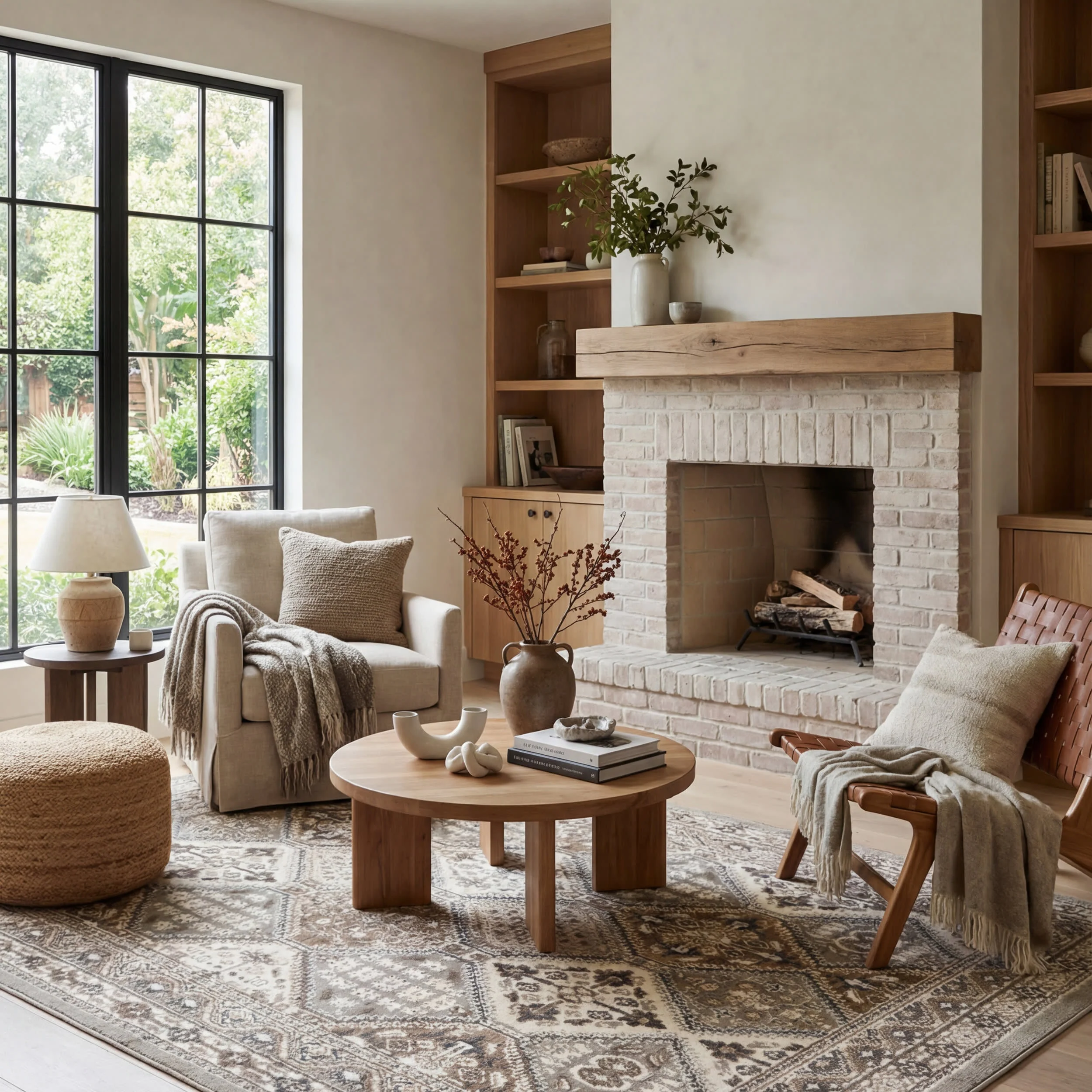 Melange Tiles Rug | Taupe - Image 2