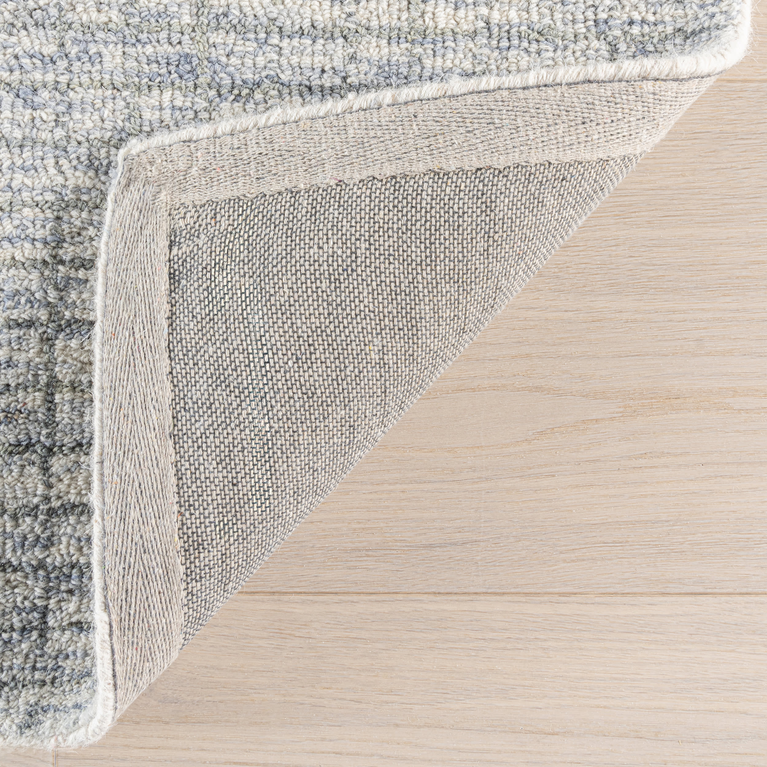 Melrose Checked Rug | Light Blue & Grey - Image 7