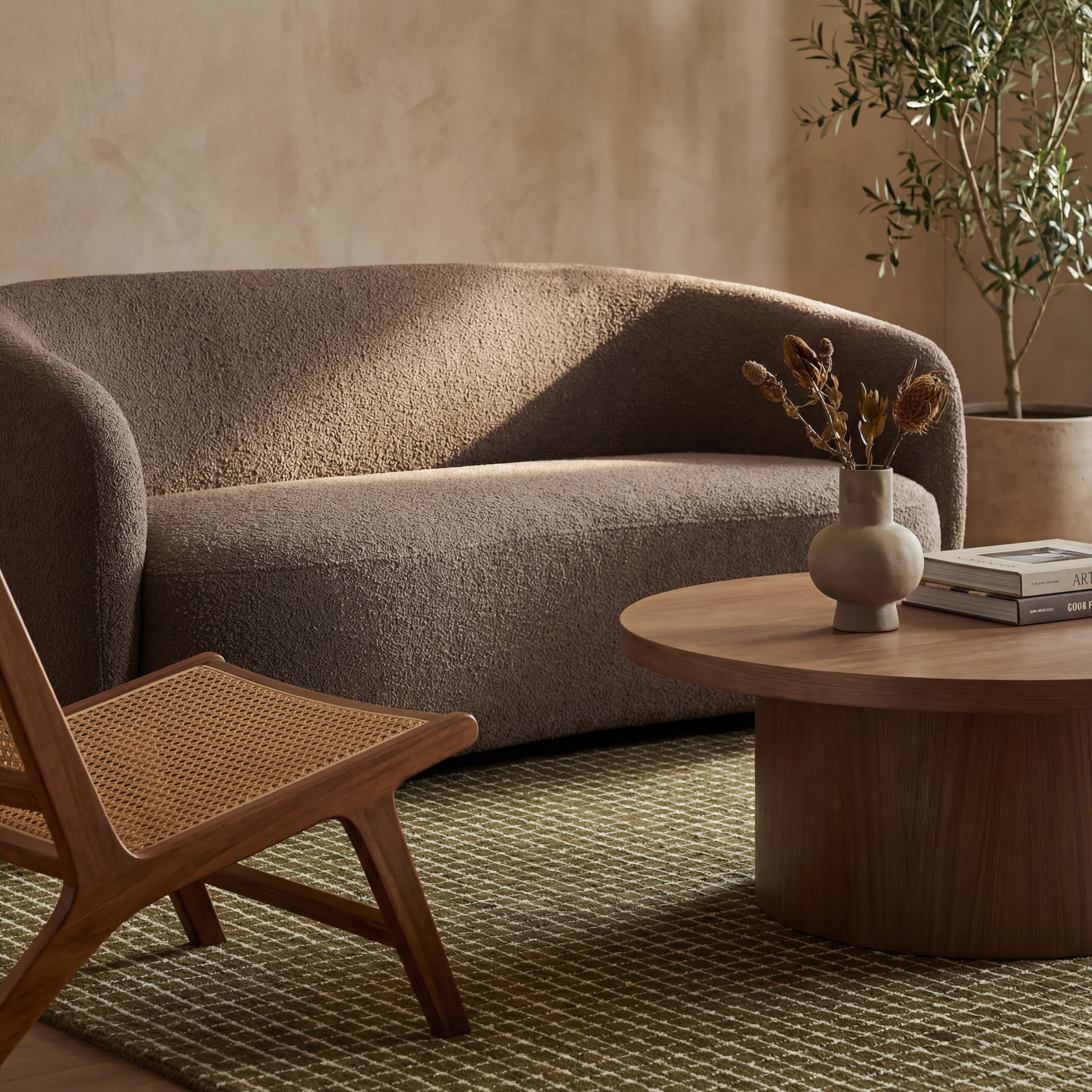 Melrose Checked Rug | Moss - Image 5