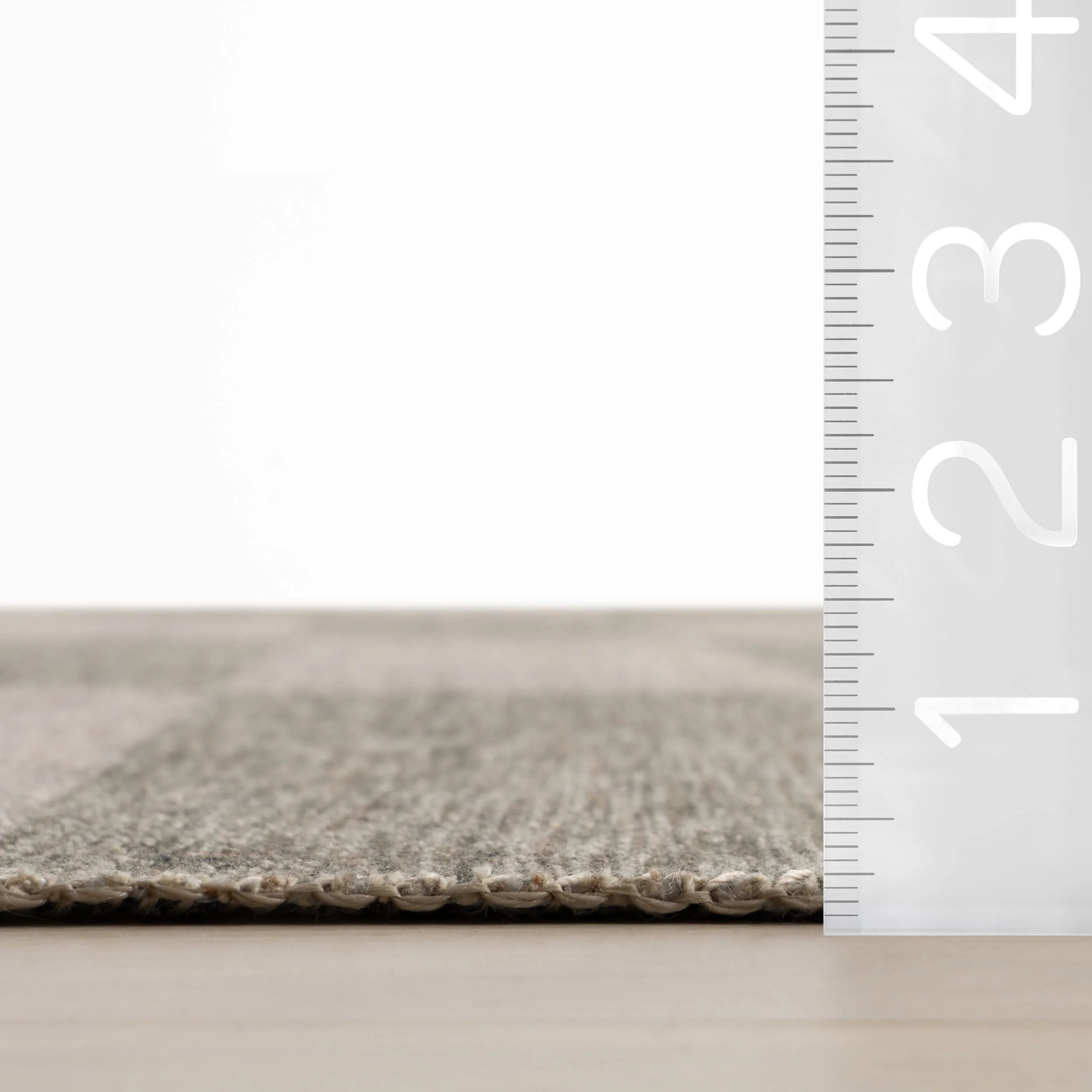 Mephira Checkered Washable Rug | Green - Image 6