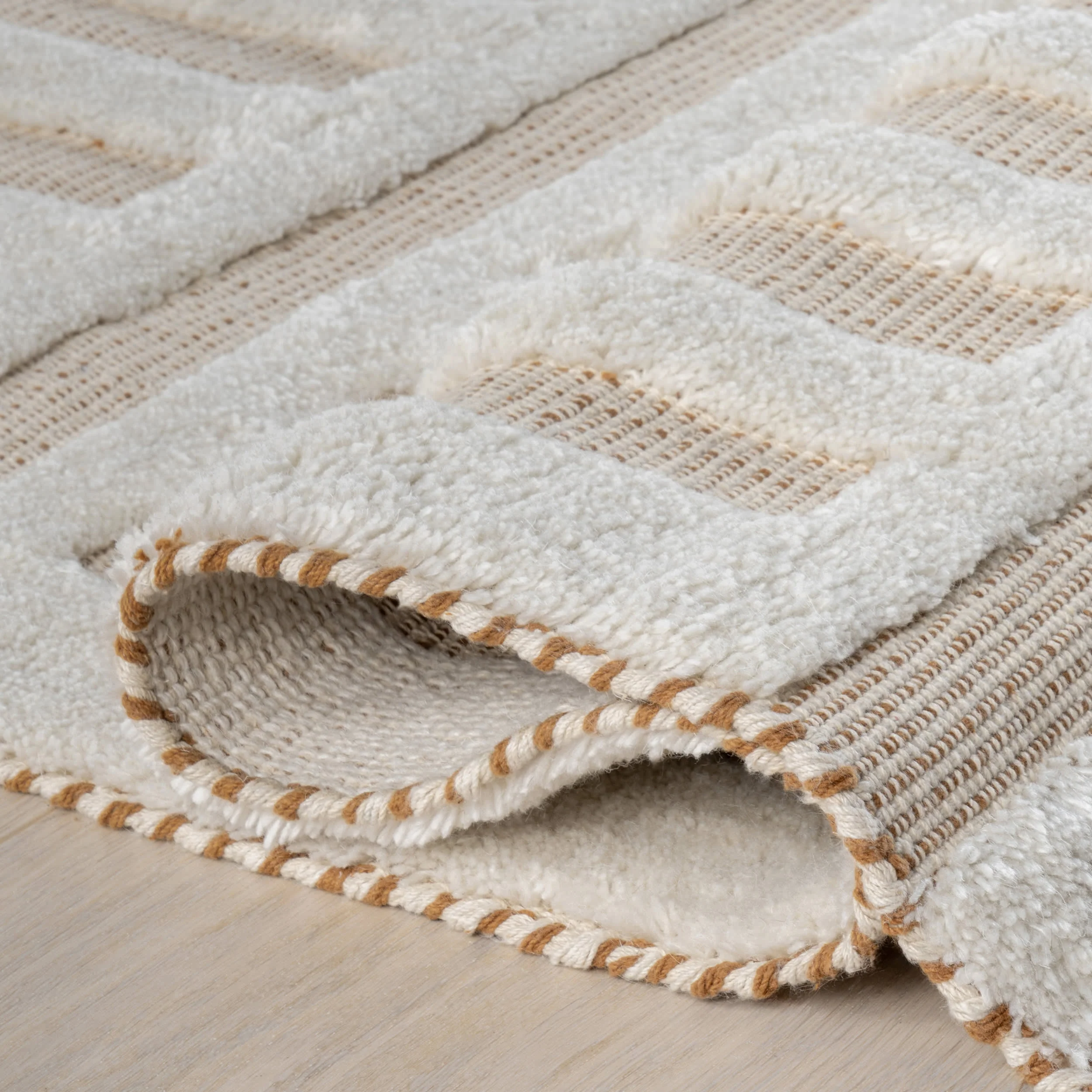 Merrick Tasseled Cotton Rug | Rust - Image 8