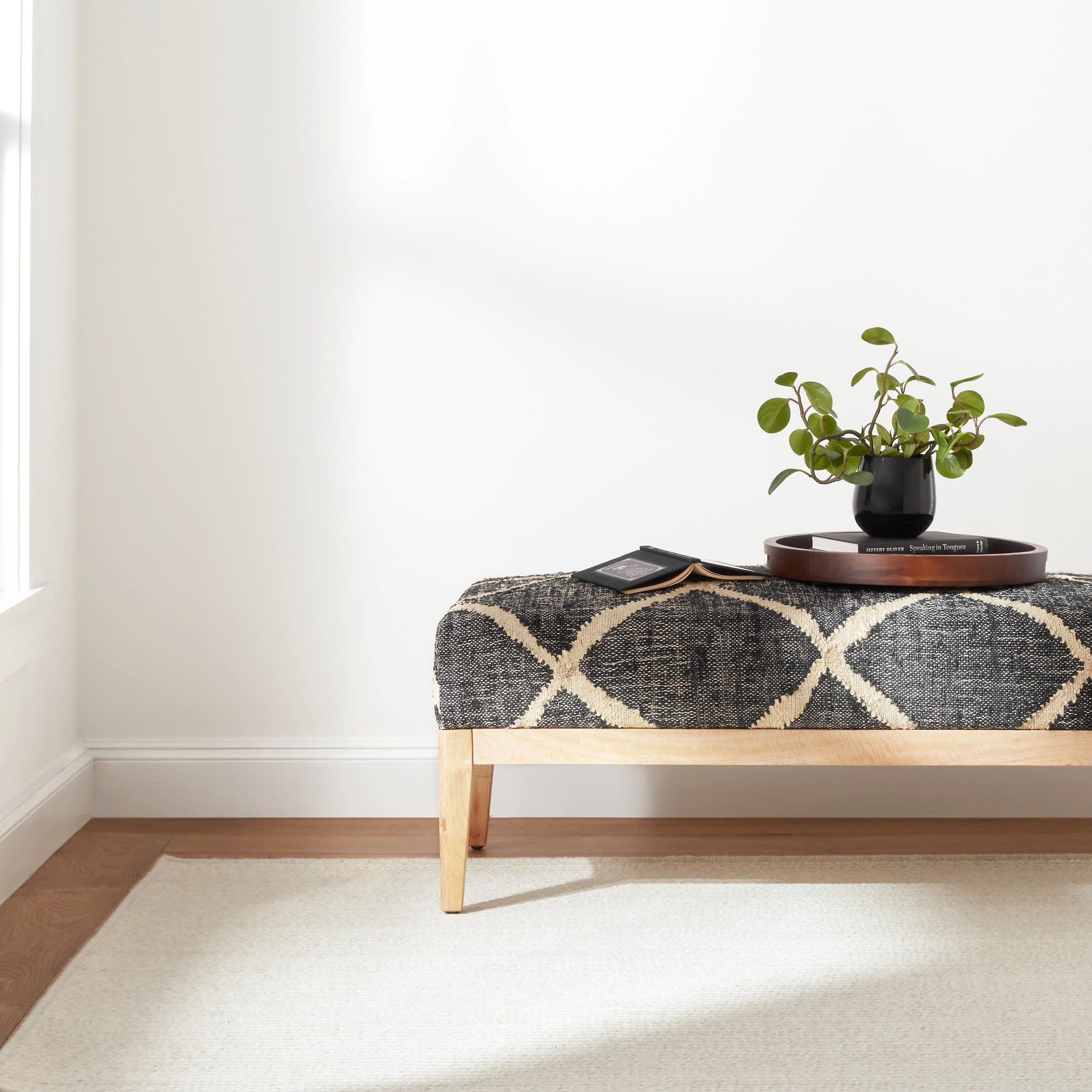 Merrill Woven Wool Custom Rug | Ivory - Image 2