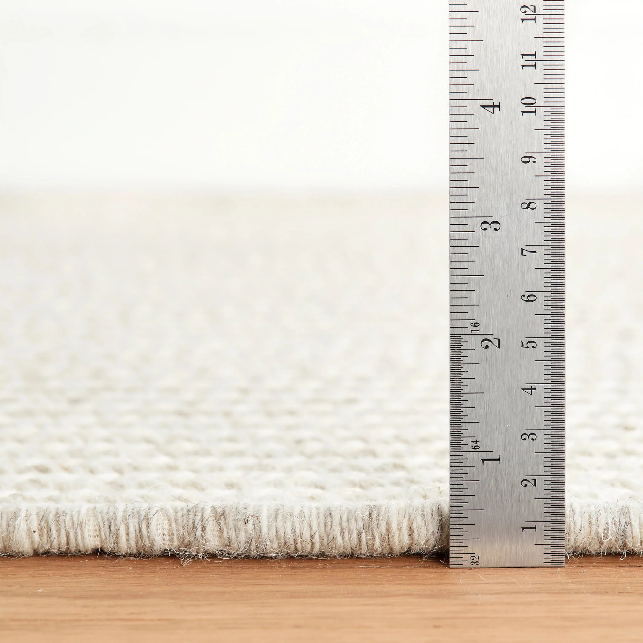 Merrill Woven Wool Custom Rug | Ivory - Image 4