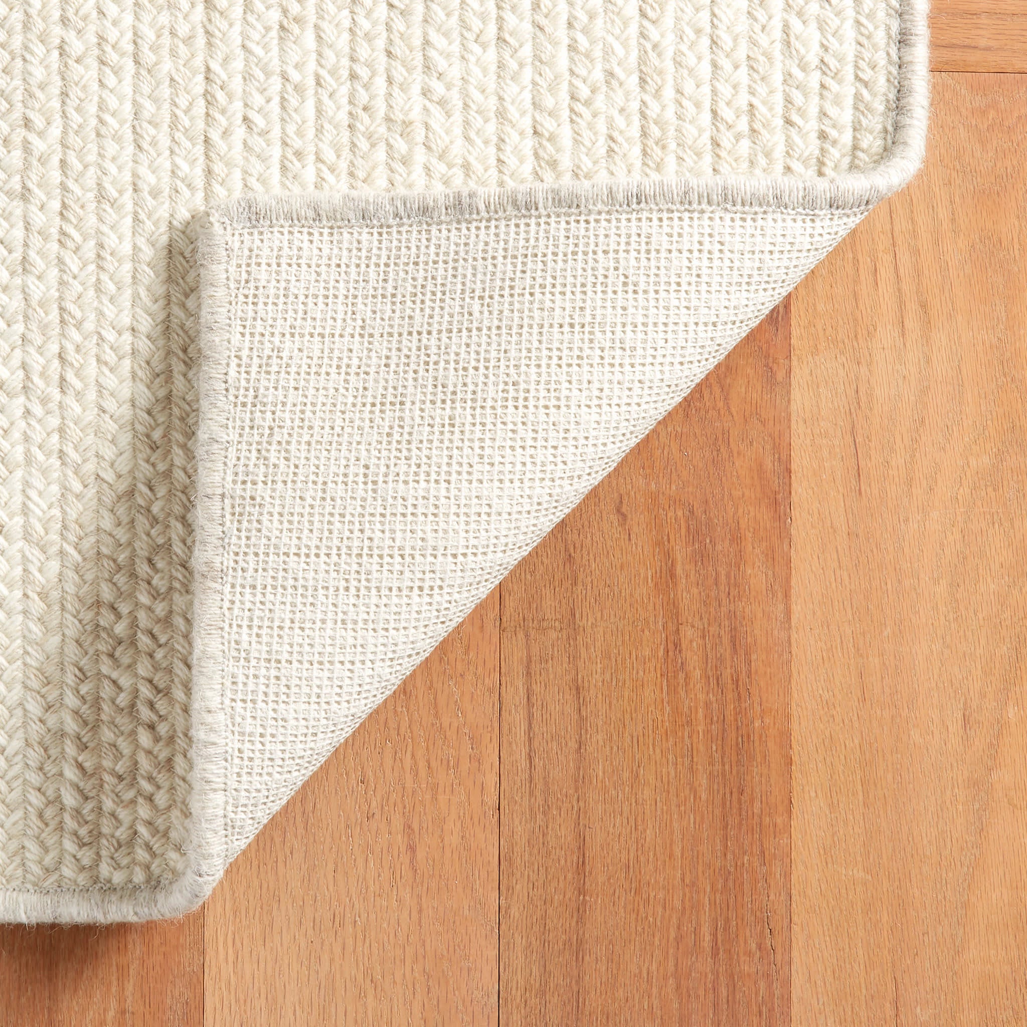 Merrill Woven Wool Custom Rug | Ivory - Image 6